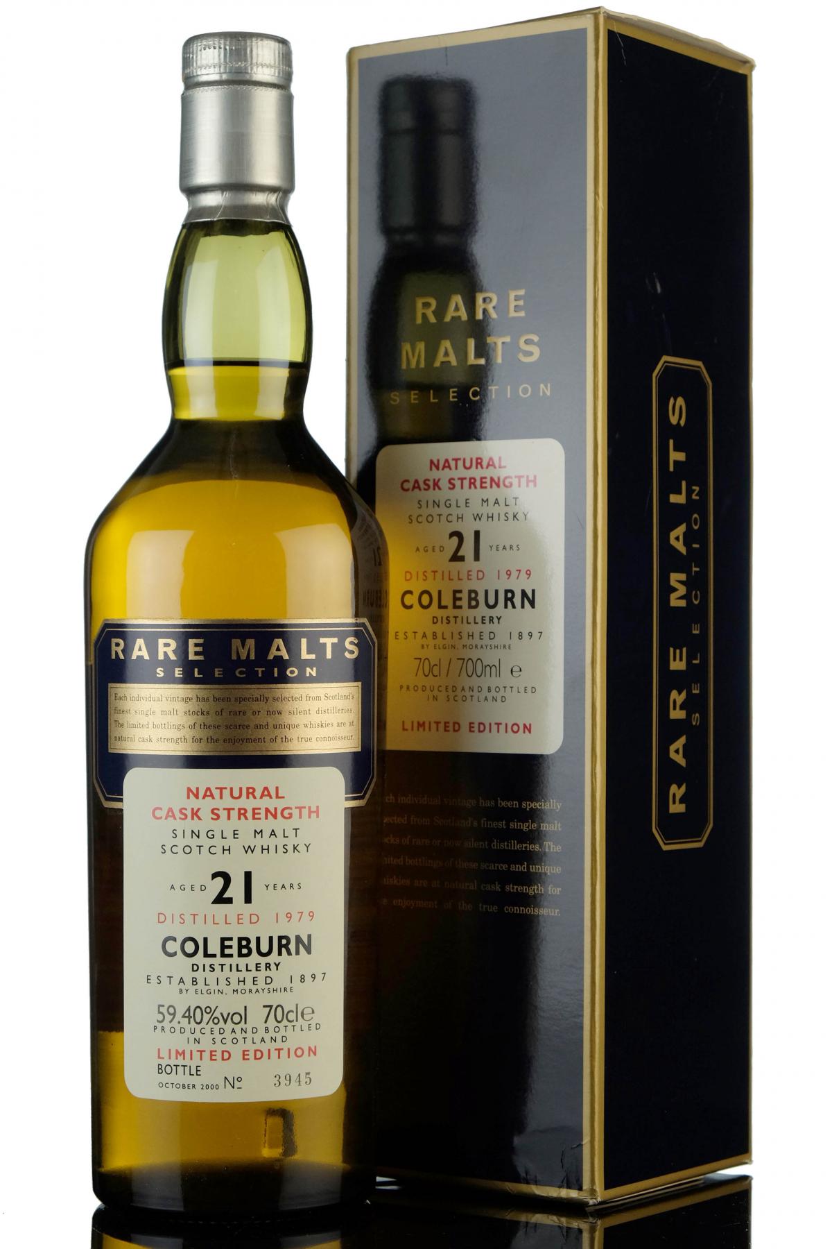 Coleburn 1979-2000 - 21 Year Old - Rare Malts 59.40%
