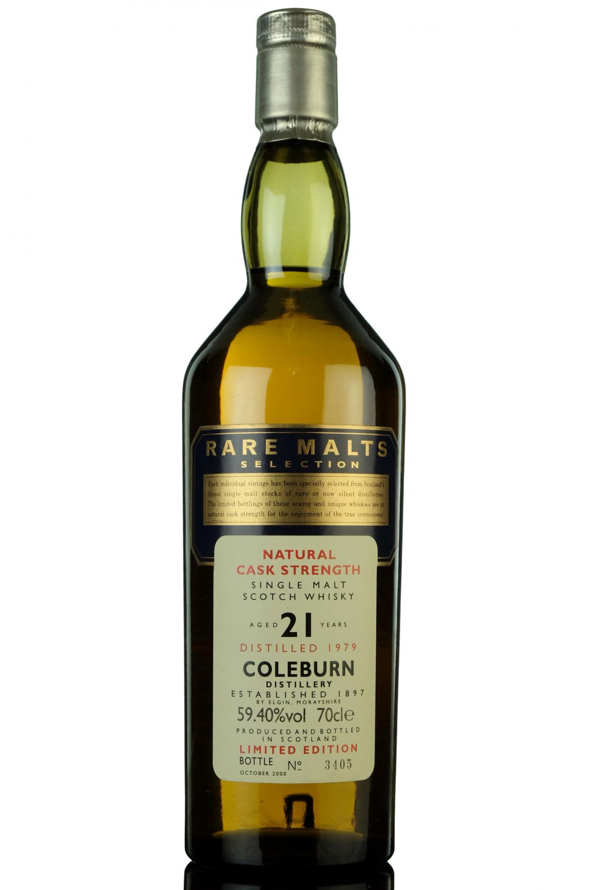 Coleburn 1979-2000 - 21 Year Old - Rare Malts 59.40%