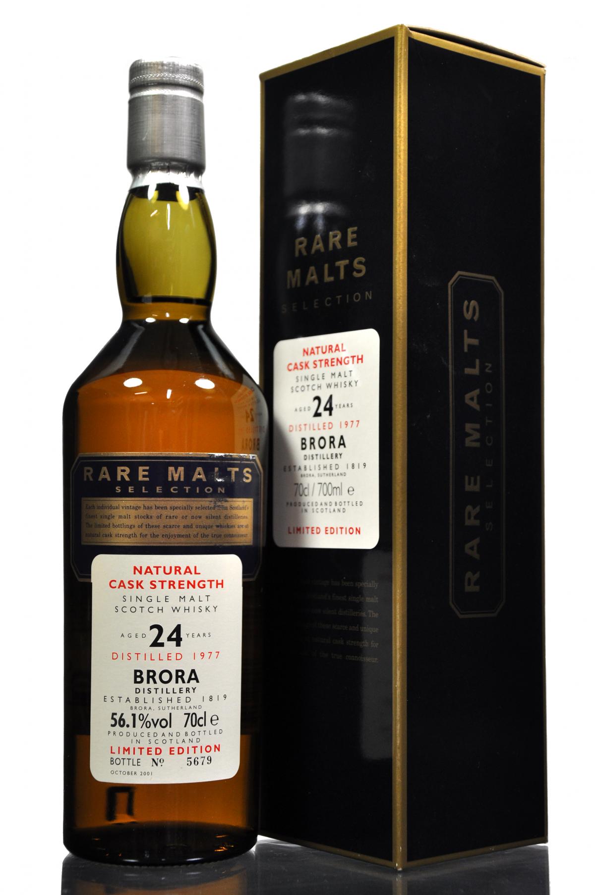 Brora 1977-2001 - 24 Year Old - Rare Malts 56.1%