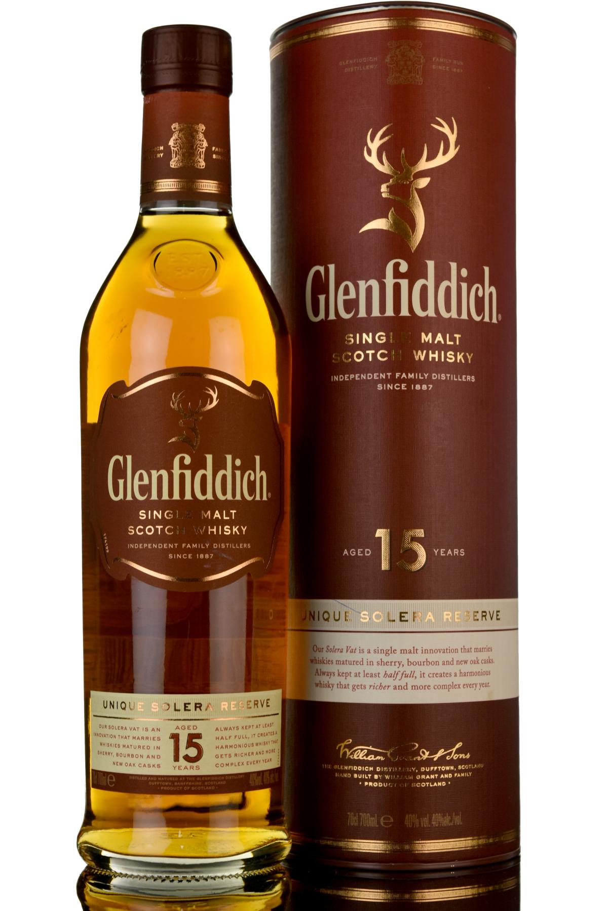 Glenfiddich 15 Year Old - The Solera Vat