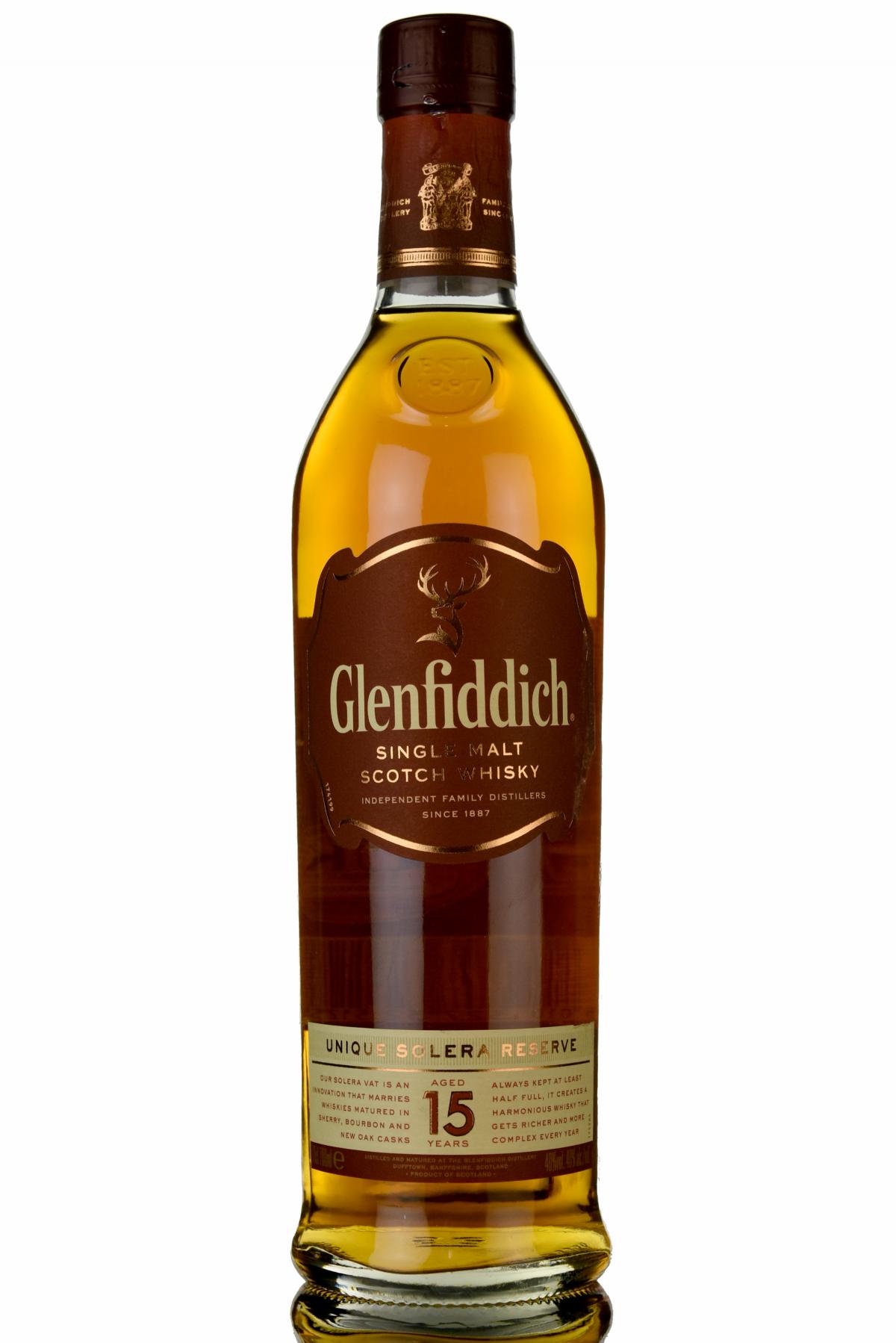 Glenfiddich 15 Year Old - The Solera Vat