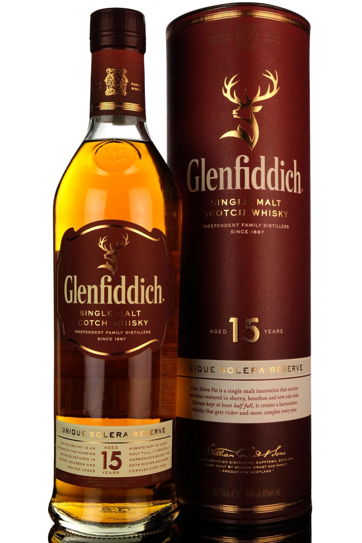 Glenfiddich 15 Year Old - The Solera Vat