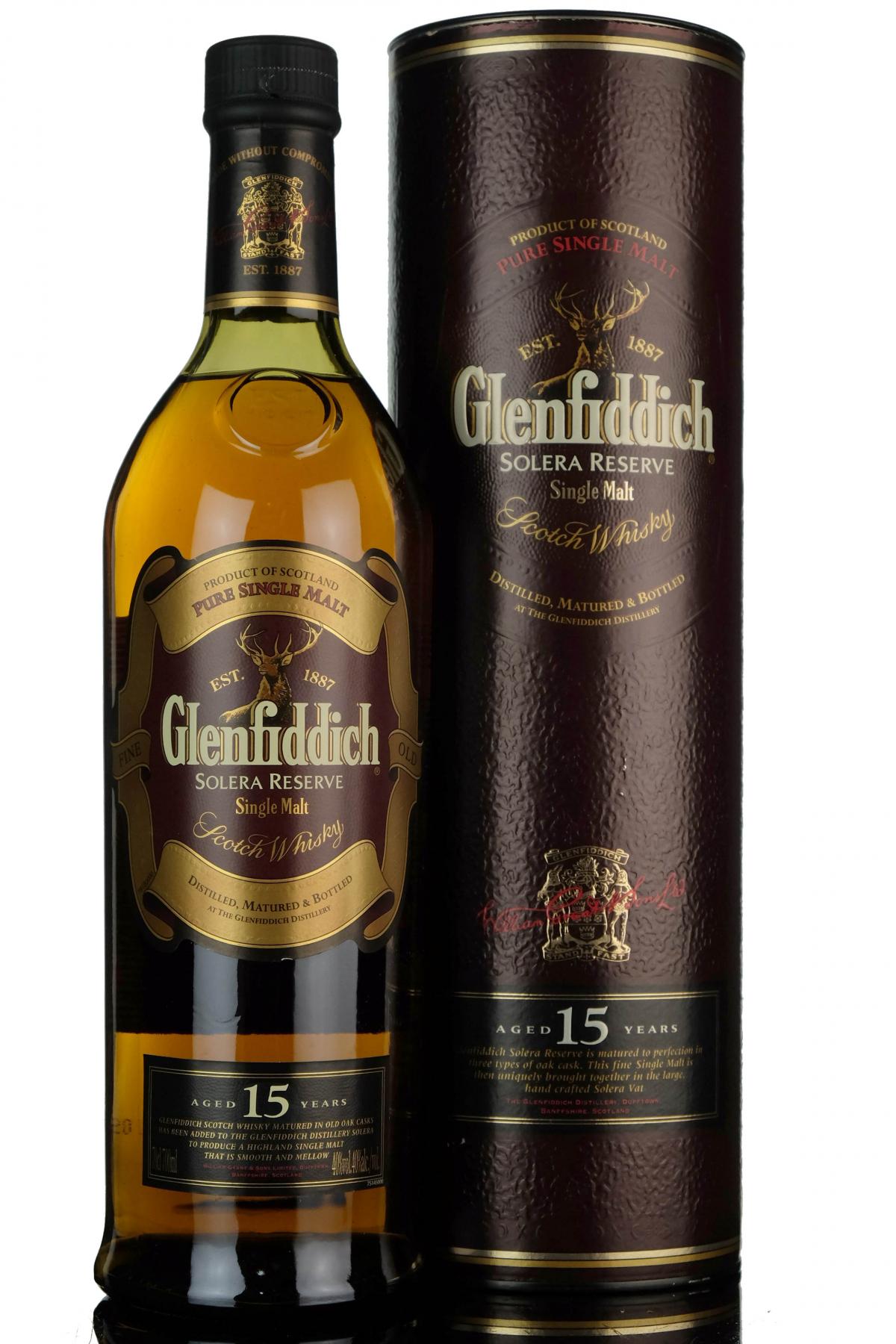 Glenfiddich 15 Year Old - Solera Reserve