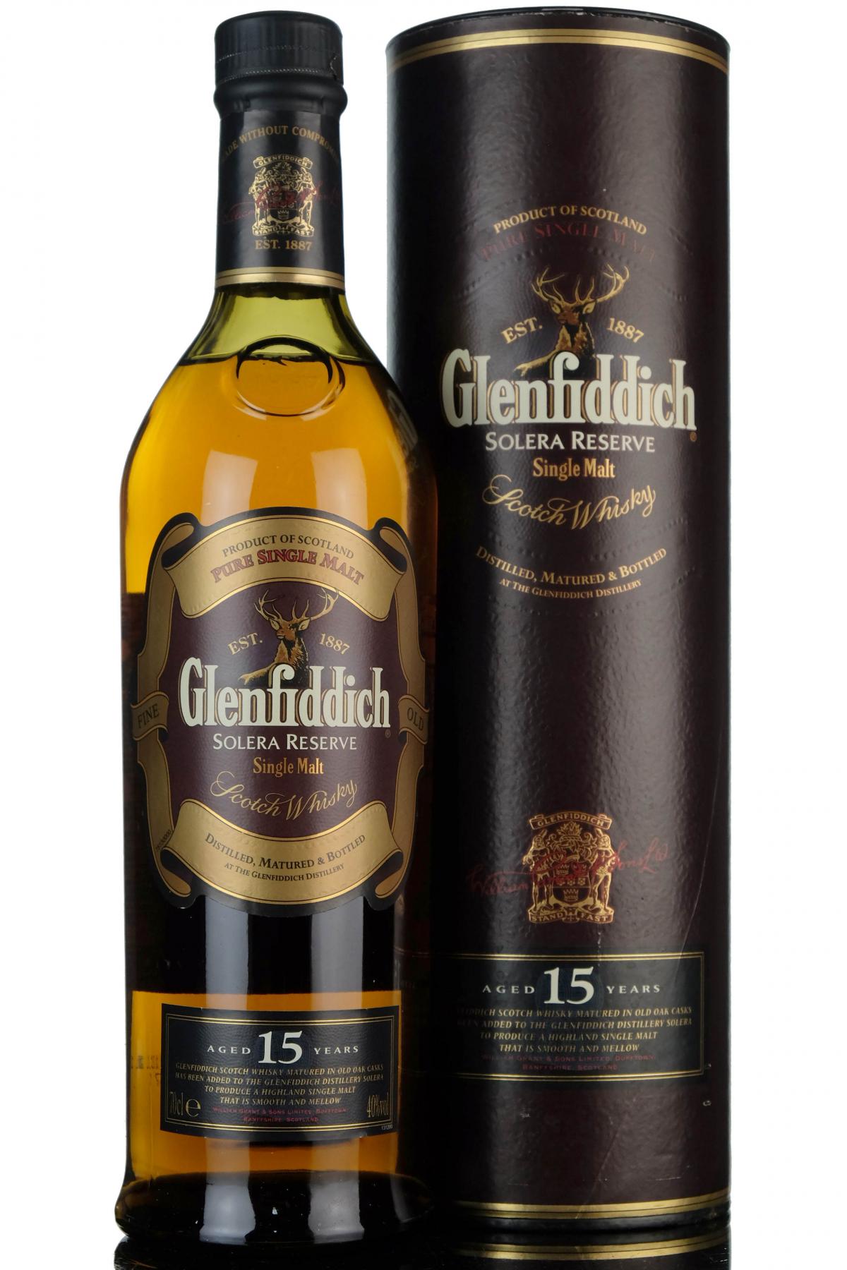 Glenfiddich 15 Year Old - Solera Reserve