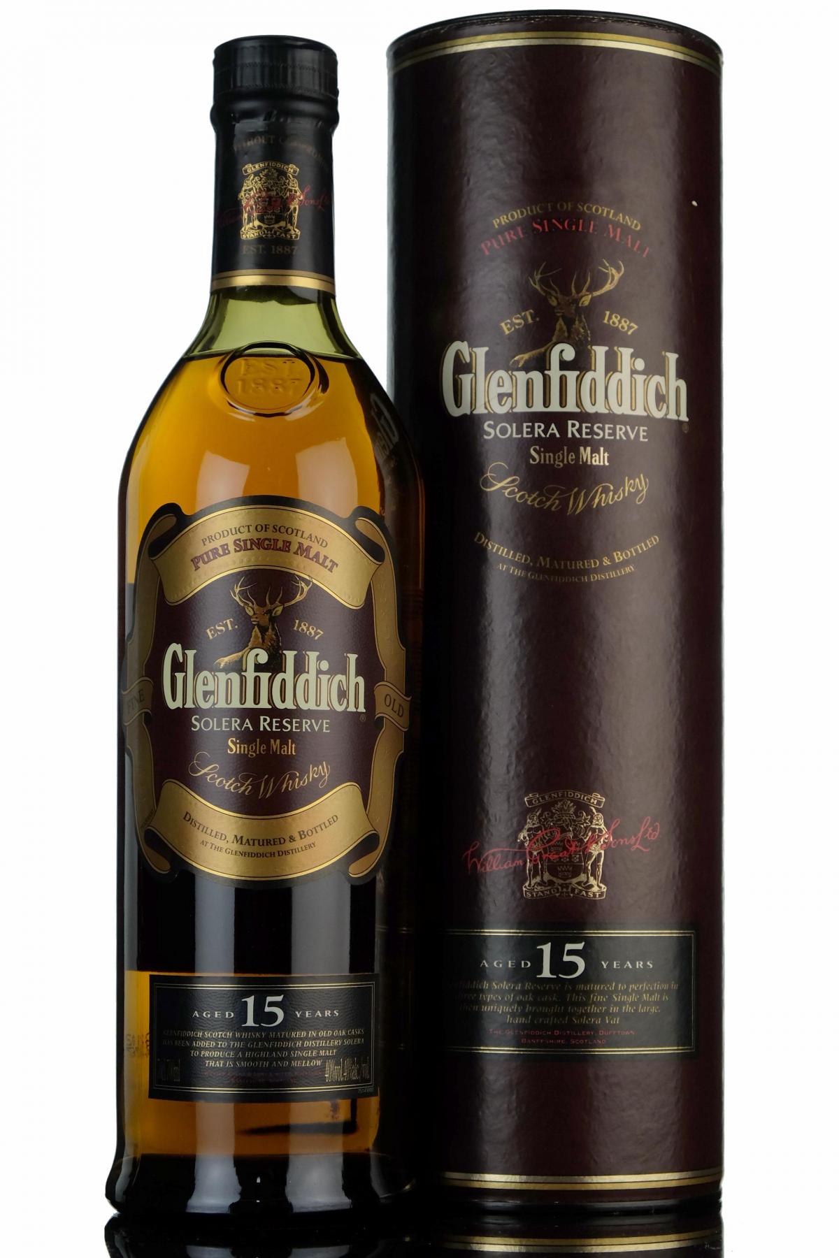 Glenfiddich 15 Year Old - Solera Reserve