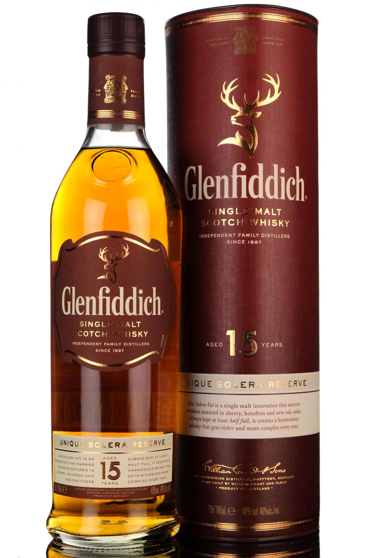 Glenfiddich 15 Year Old - The Solera Vat