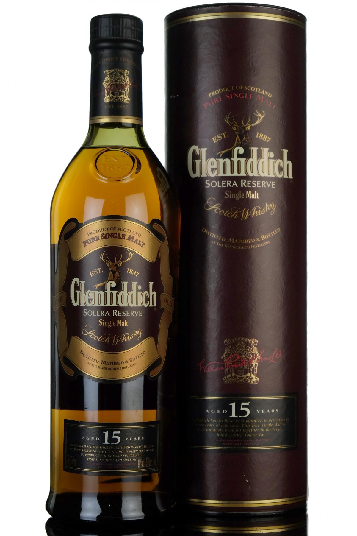 Glenfiddich 15 Year Old - Solera Reserve