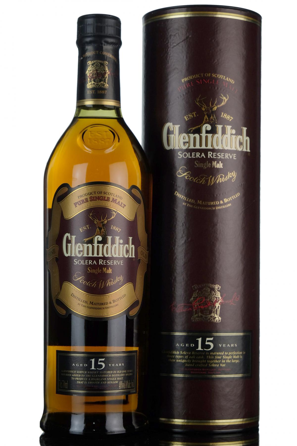 Glenfiddich 15 Year Old - Solera Reserve