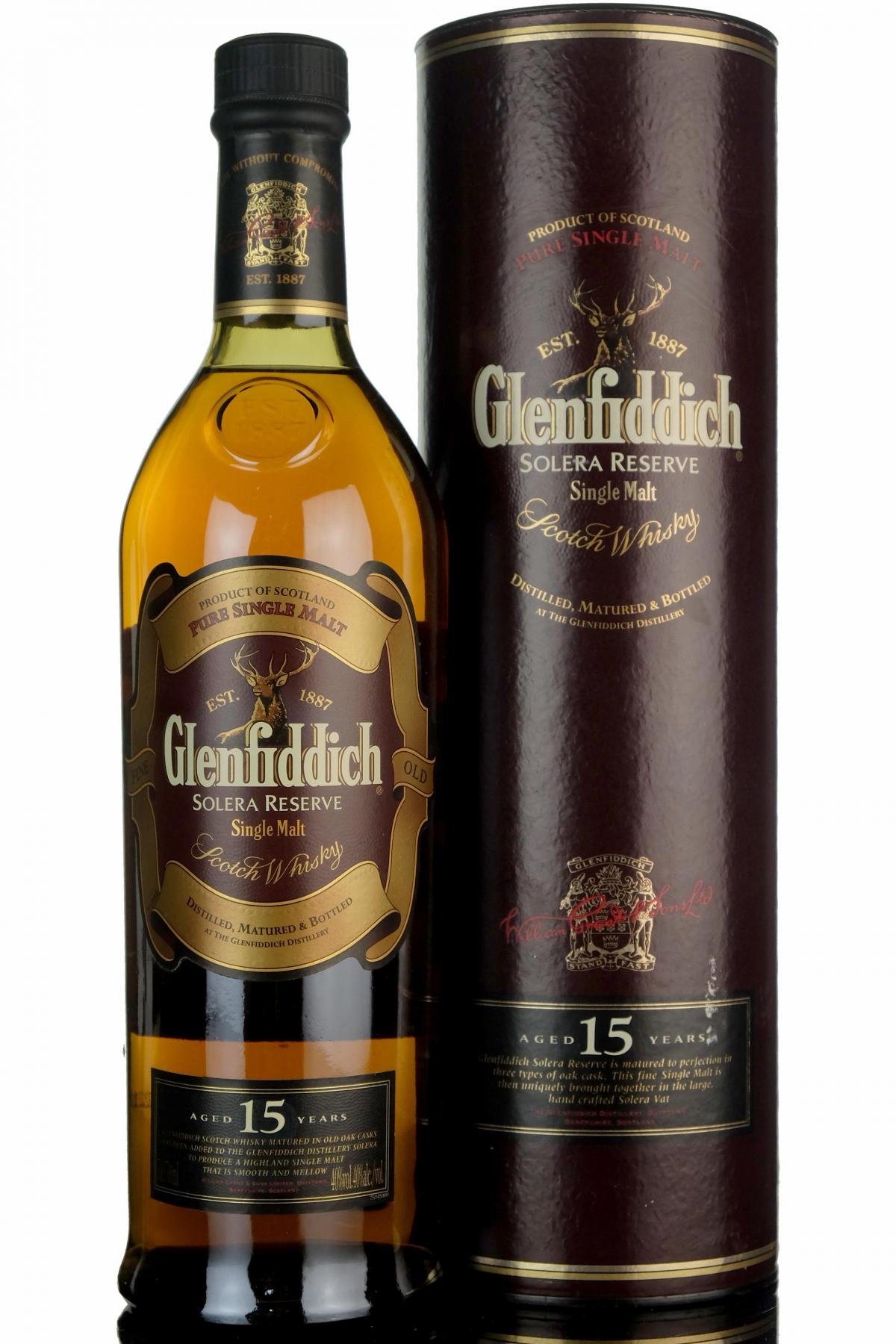 Glenfiddich 15 Year Old - Solera Reserve