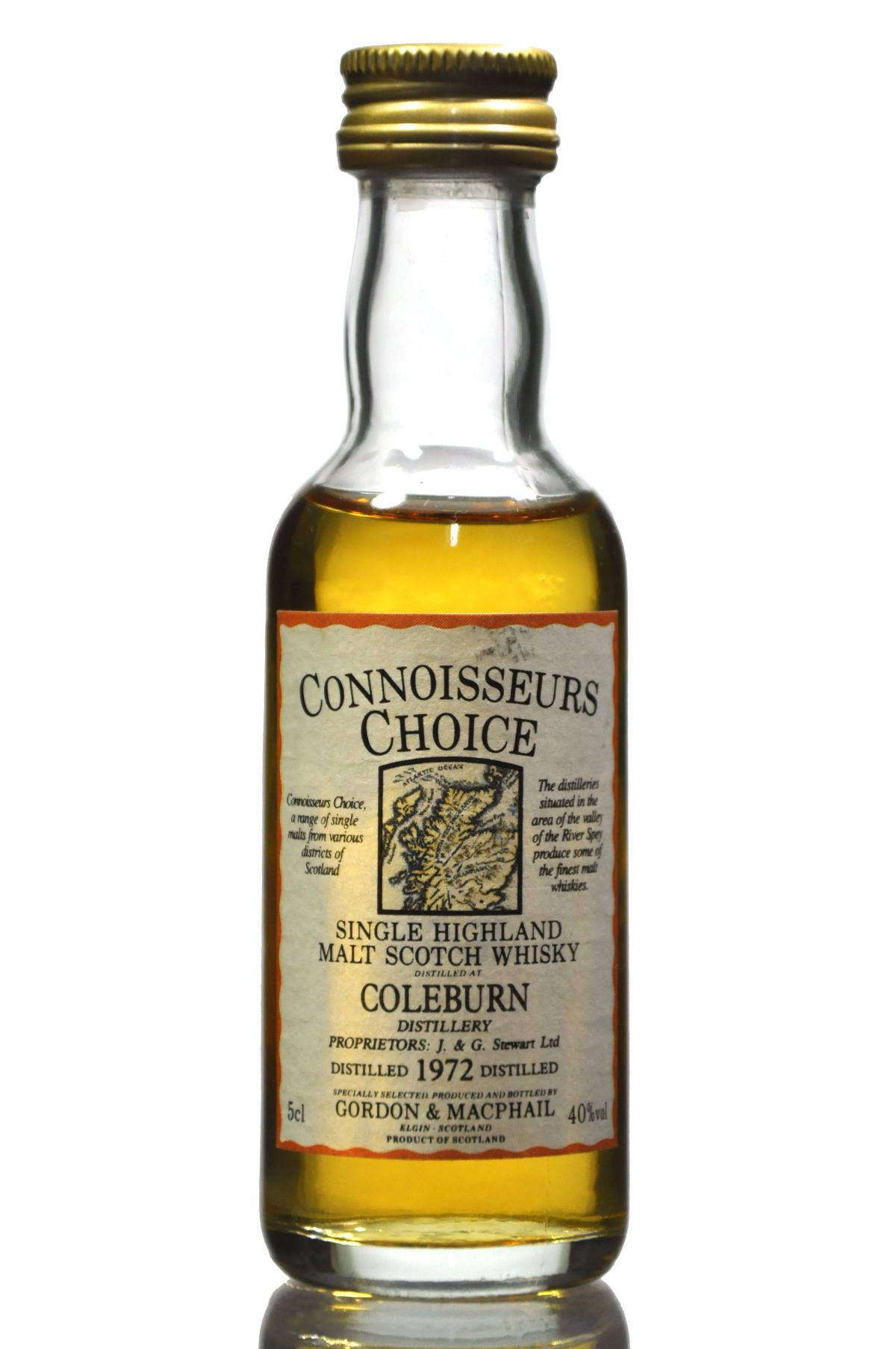 Coleburn 1972 - Connoisseurs Choice Miniature