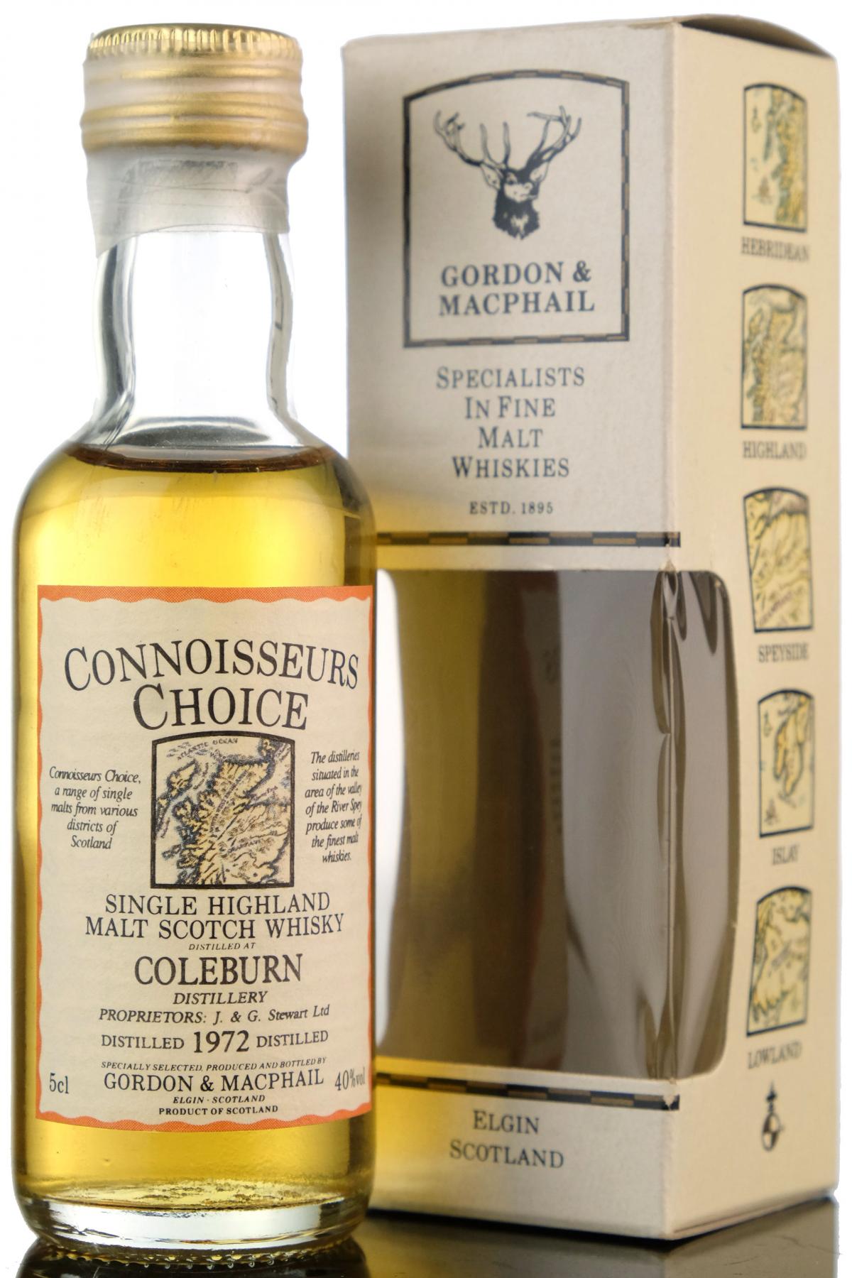 Coleburn 1972 - Connoisseurs Choice Miniature