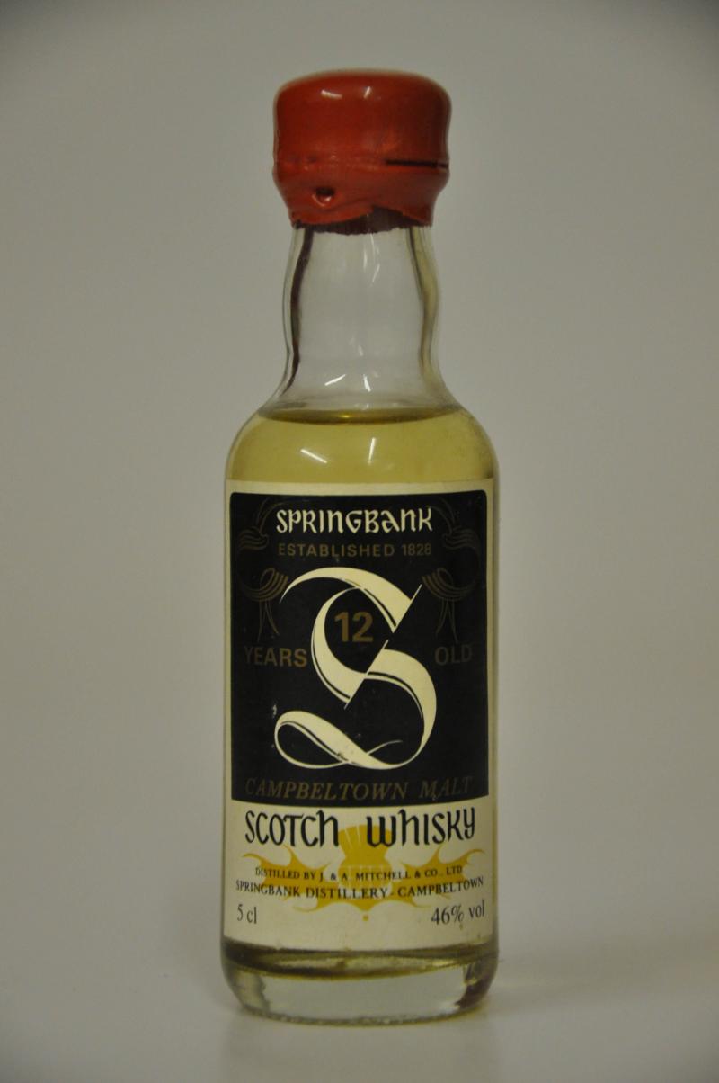 Springbank 12 Year Old Miniature