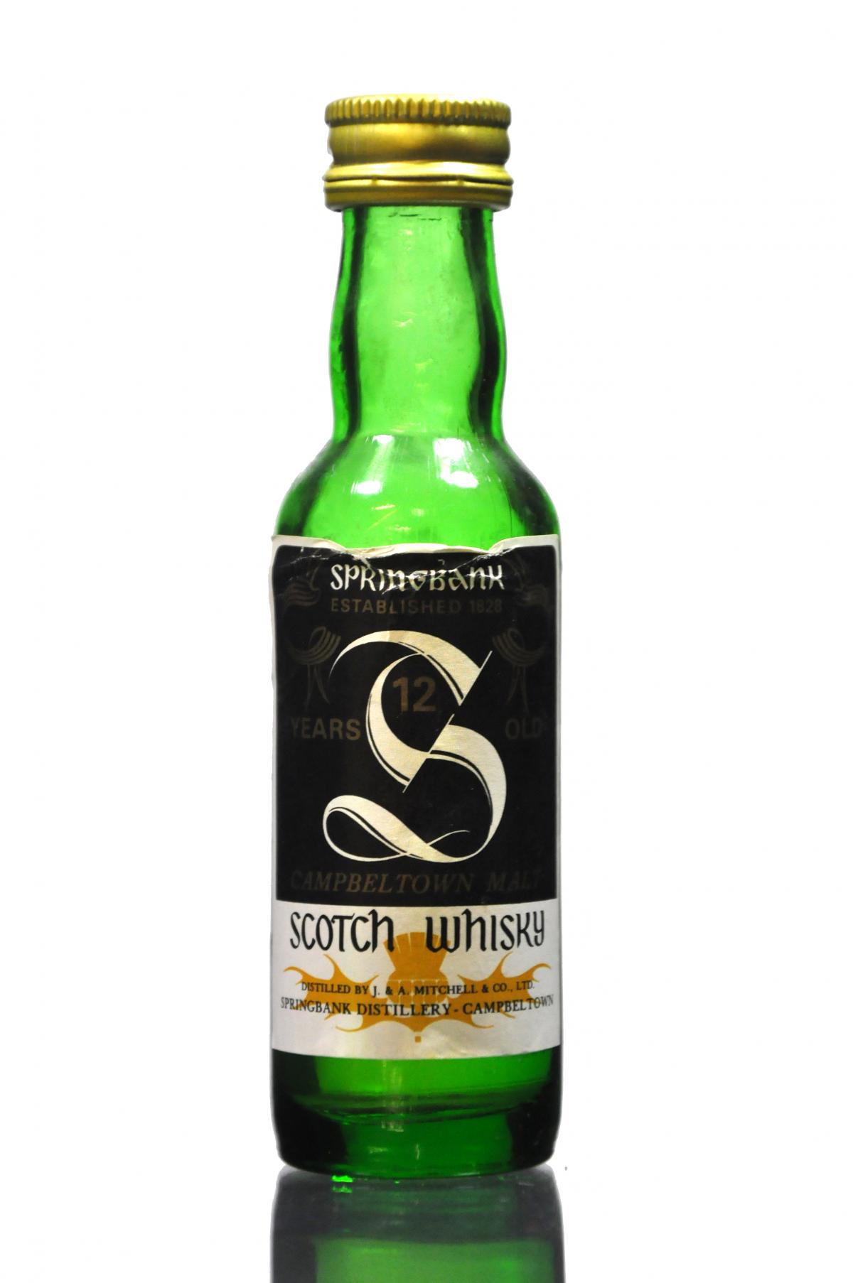 Springbank 12 Year Old Miniature