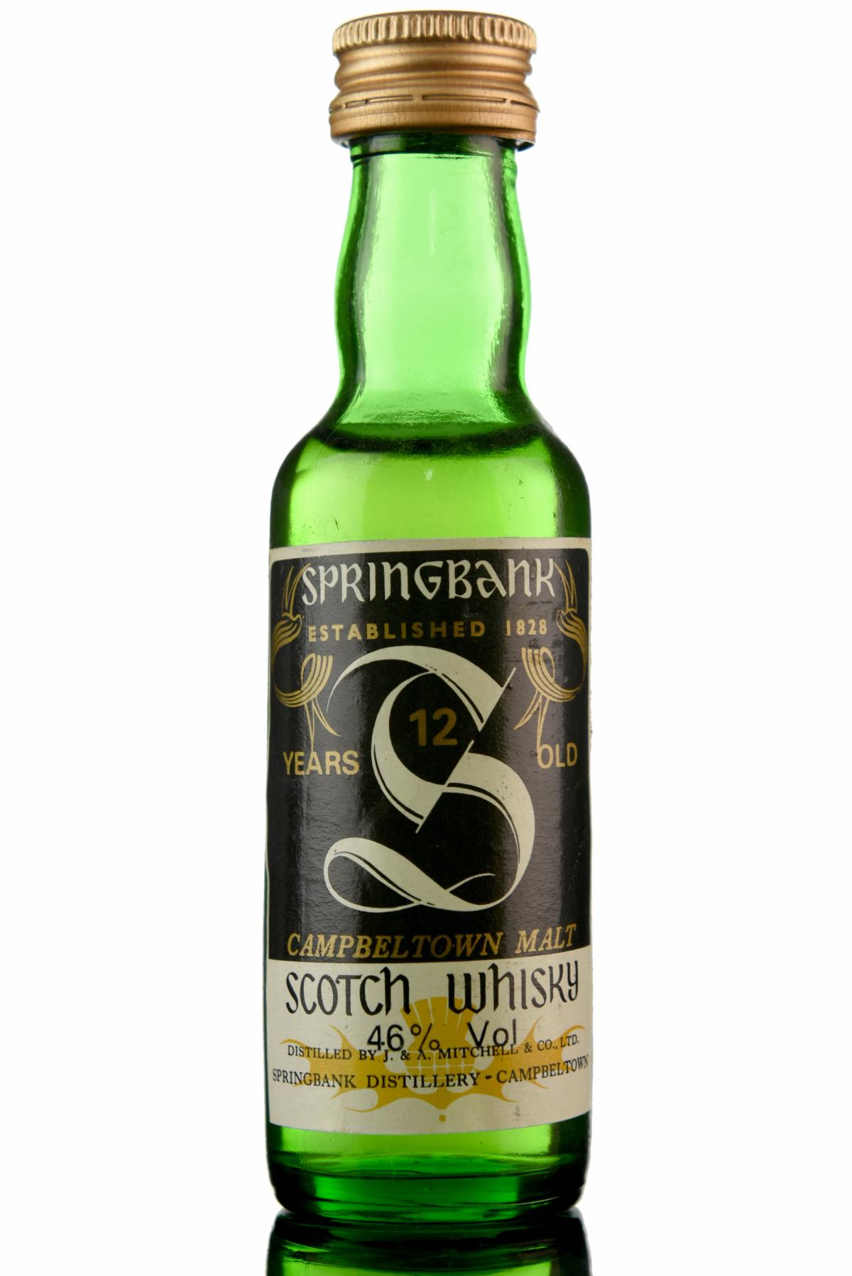 Springbank 12 Year Old Miniature