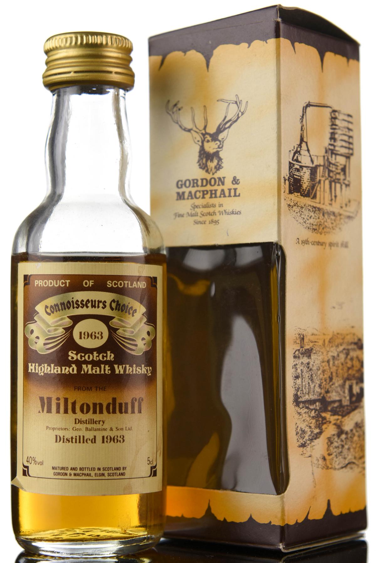 Miltonduff 1963 - Connoisseurs Choice Miniature