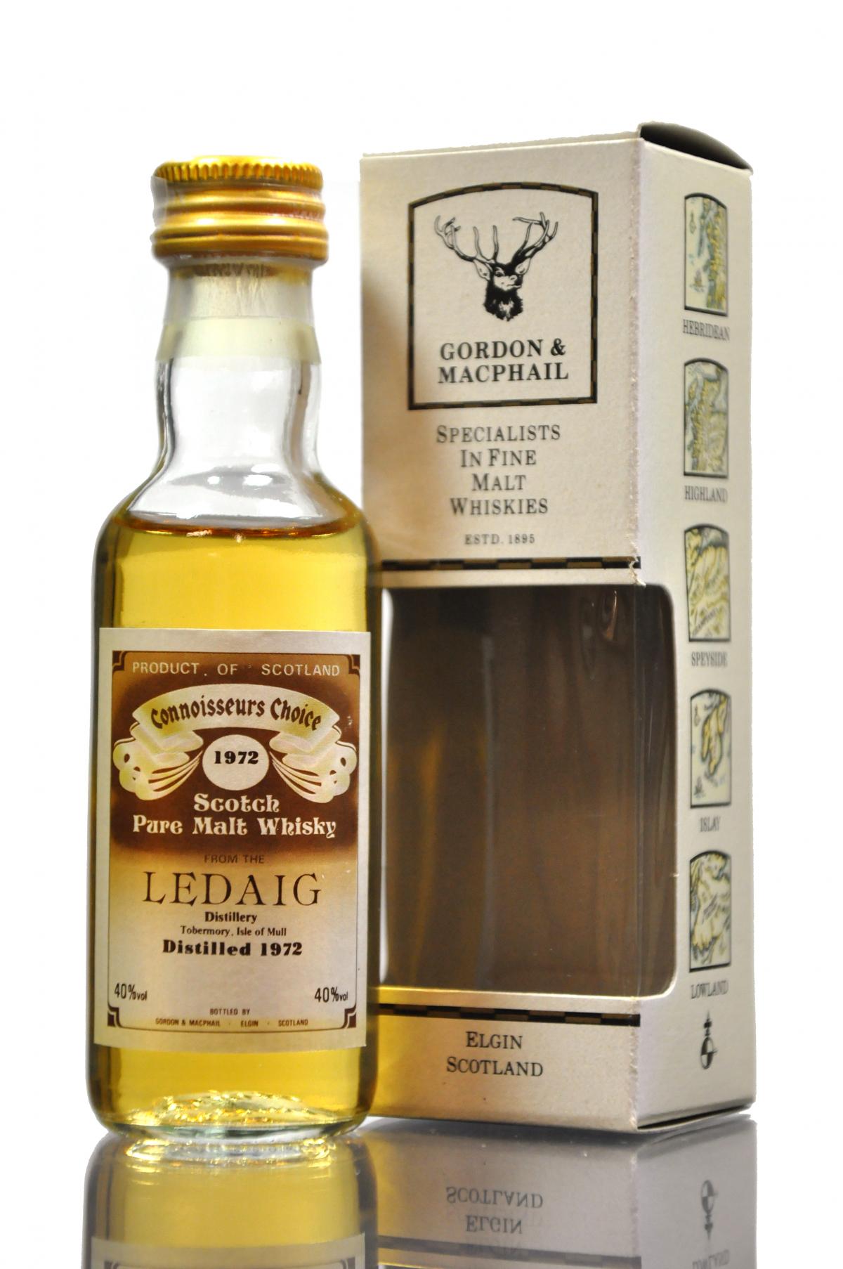 Ledaig 1972 - Connoisseurs Choice Miniature