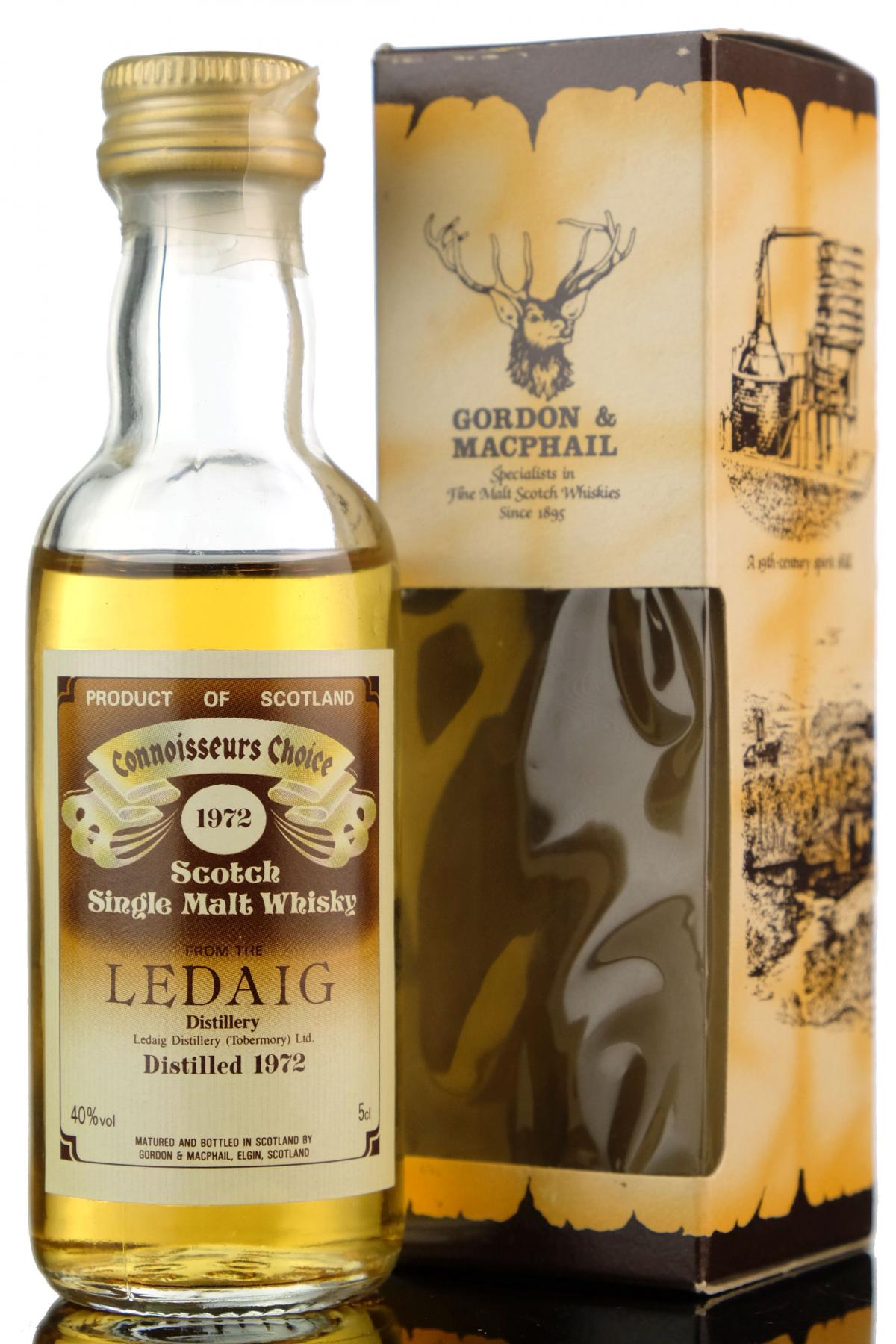 Ledaig 1972 - Connoisseurs Choice Miniature