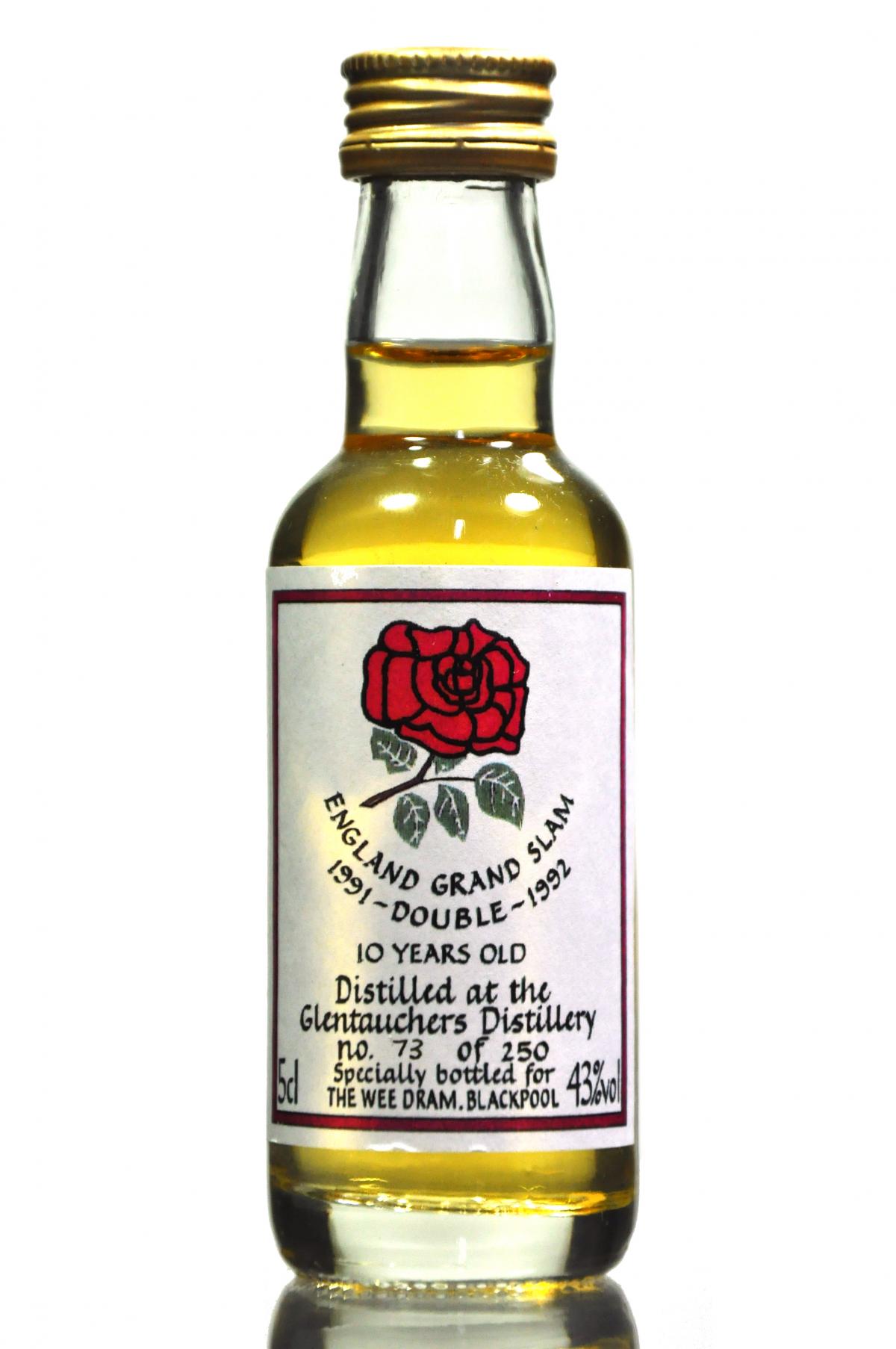 Glentauchers England Grand Slam 1991-1992 Miniature