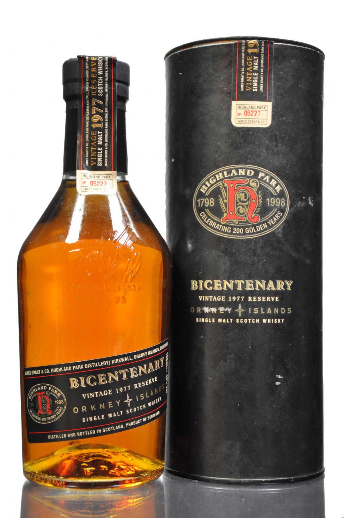 Highland Park 1977 - Bicentenary