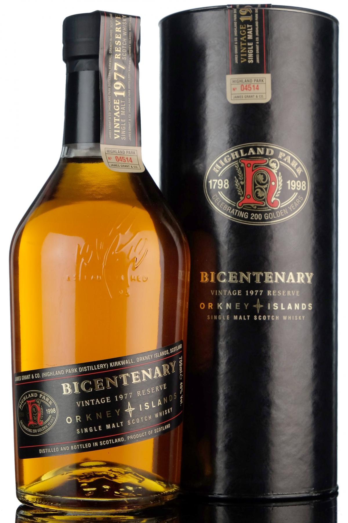 Highland Park 1977 - Bicentenary