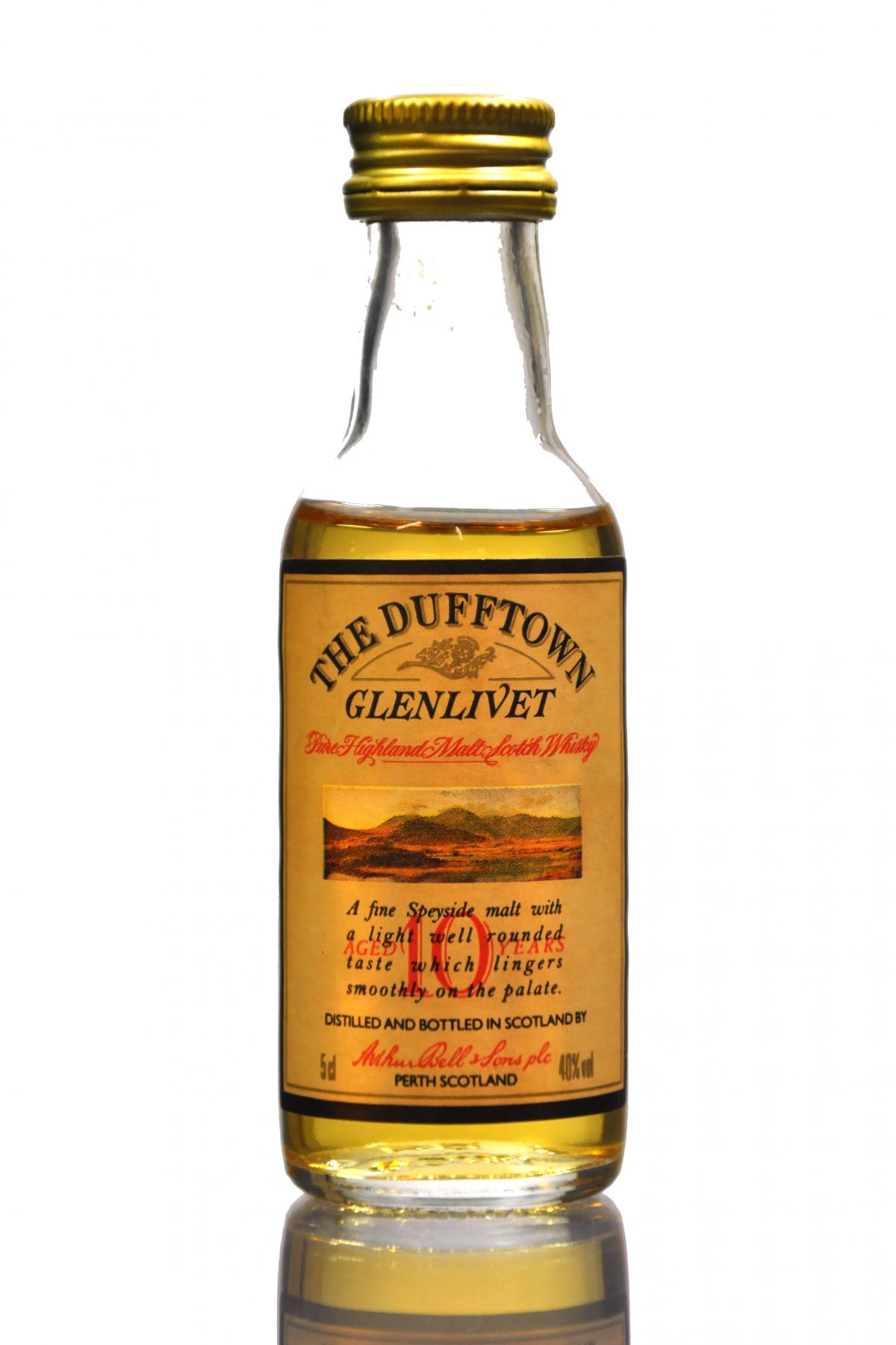 Dufftown-Glenlivet 10 Year Old Miniature