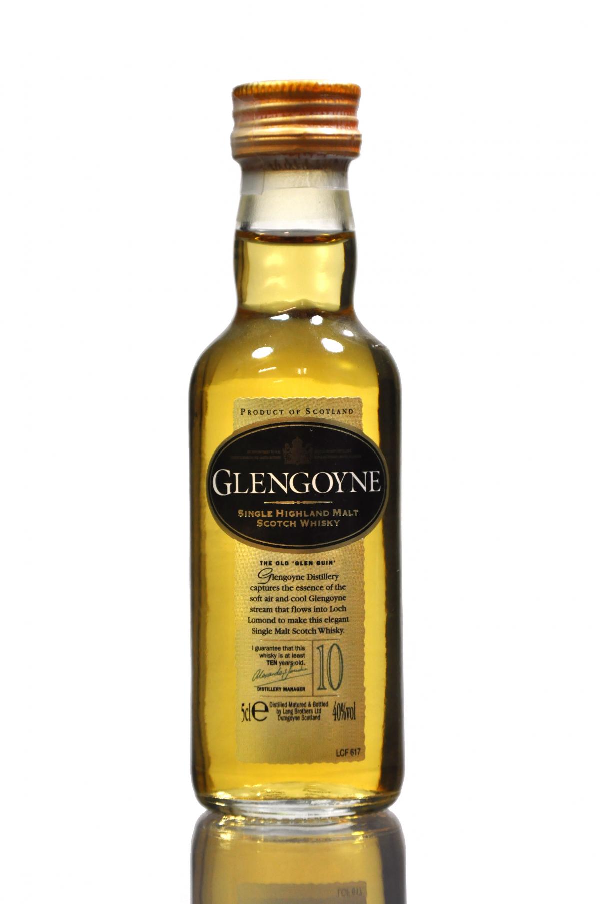 Glengoyne 10 Year Old Miniature