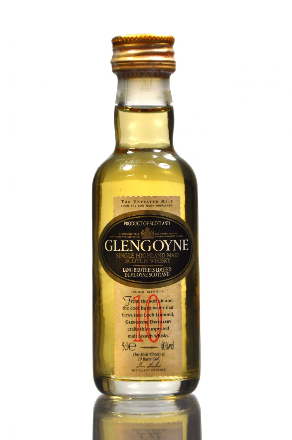 Glengoyne 10 Year Old Miniature