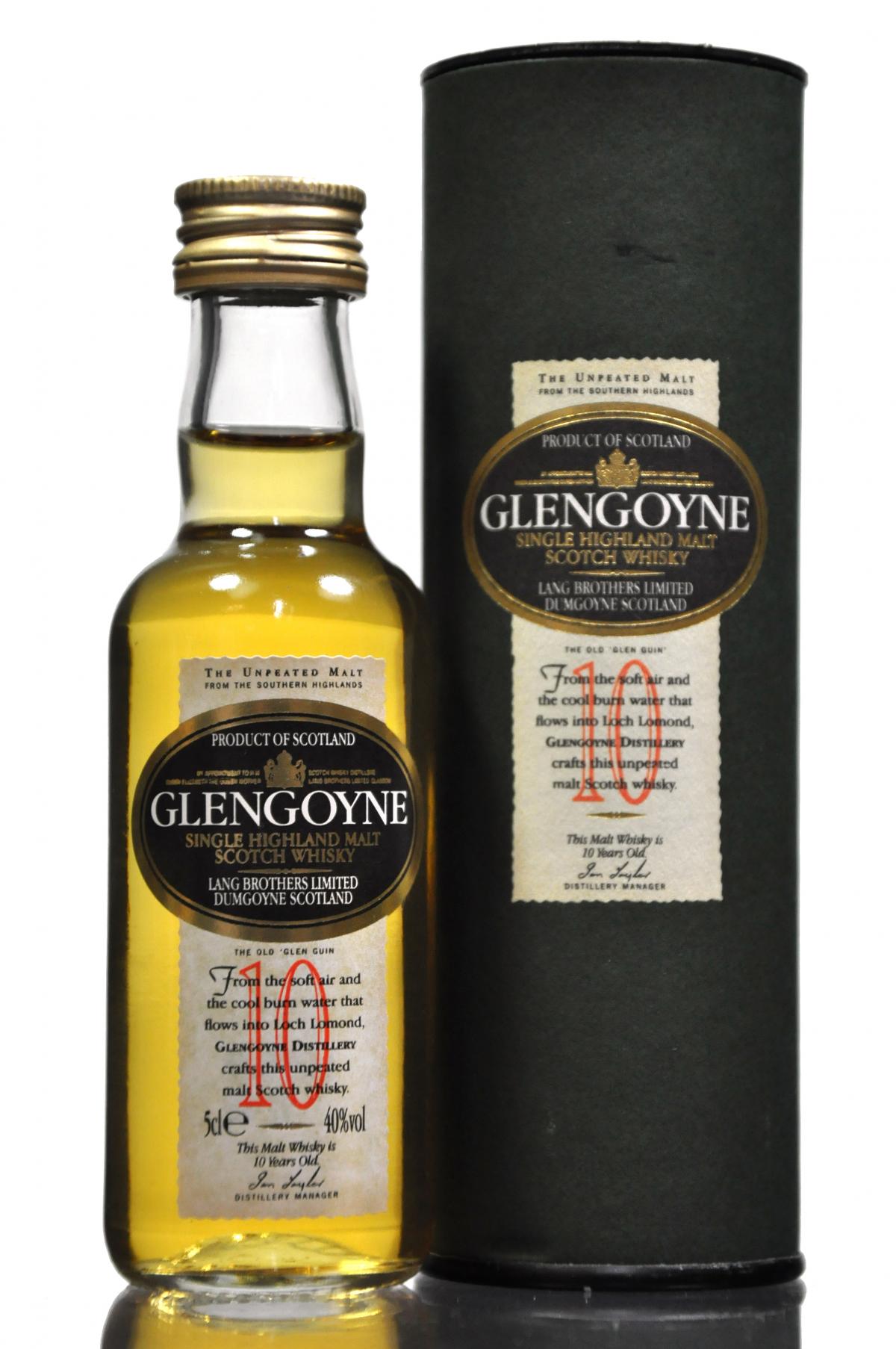 Glengoyne 10 Year Old Miniature