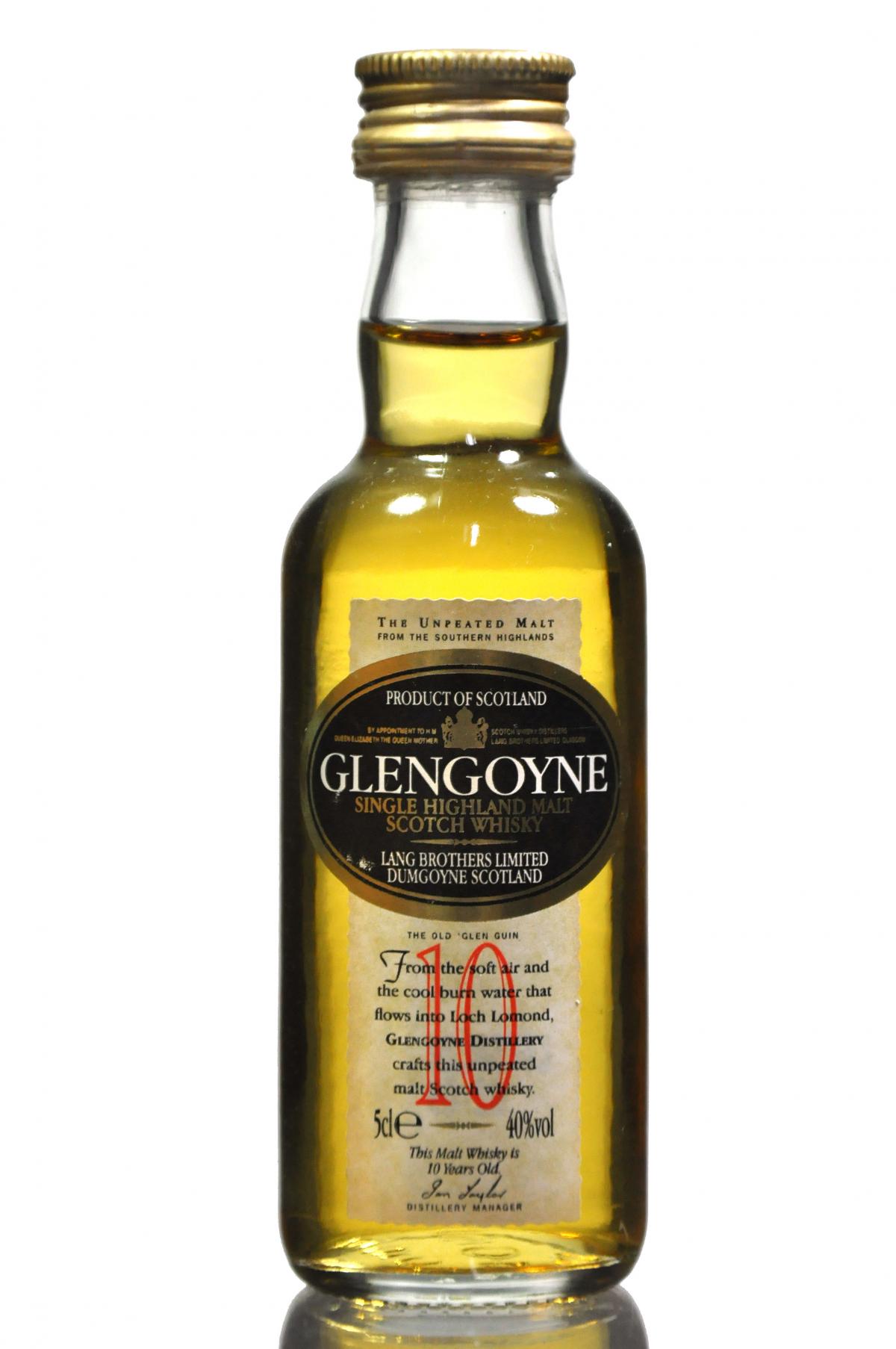 Glengoyne 10 Year Old Miniature