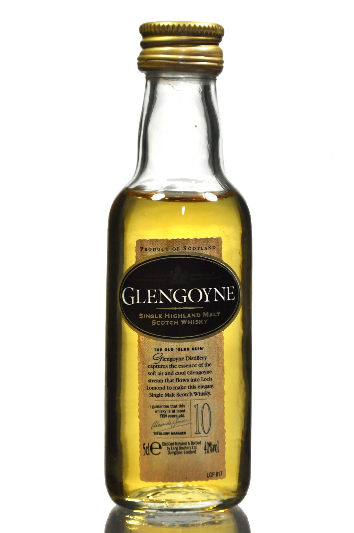 Glengoyne 10 Year Old Miniature
