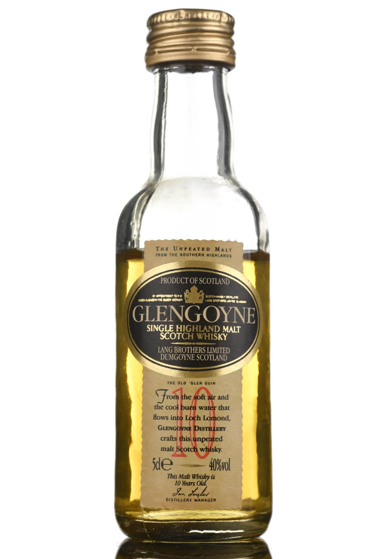 Glengoyne 10 Year Old Miniature