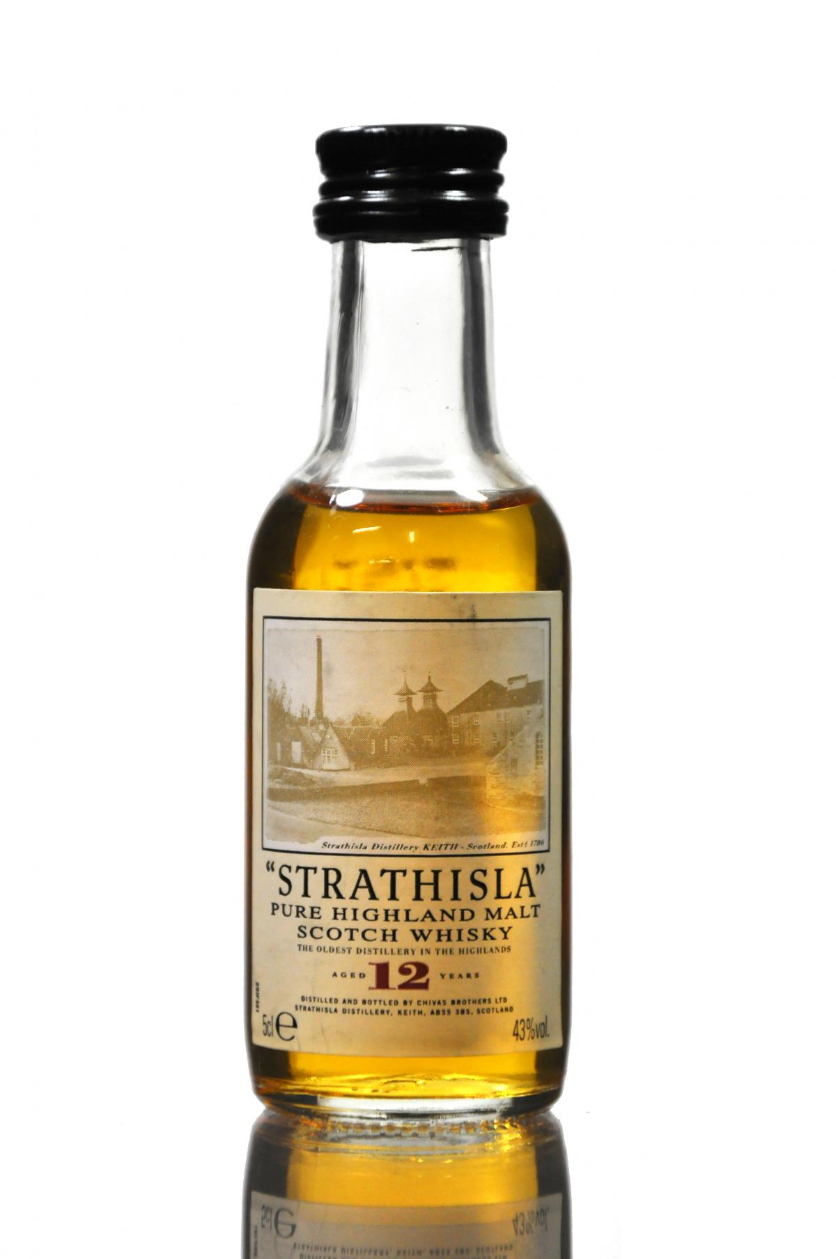 Strathisla 12 Year Old Miniature