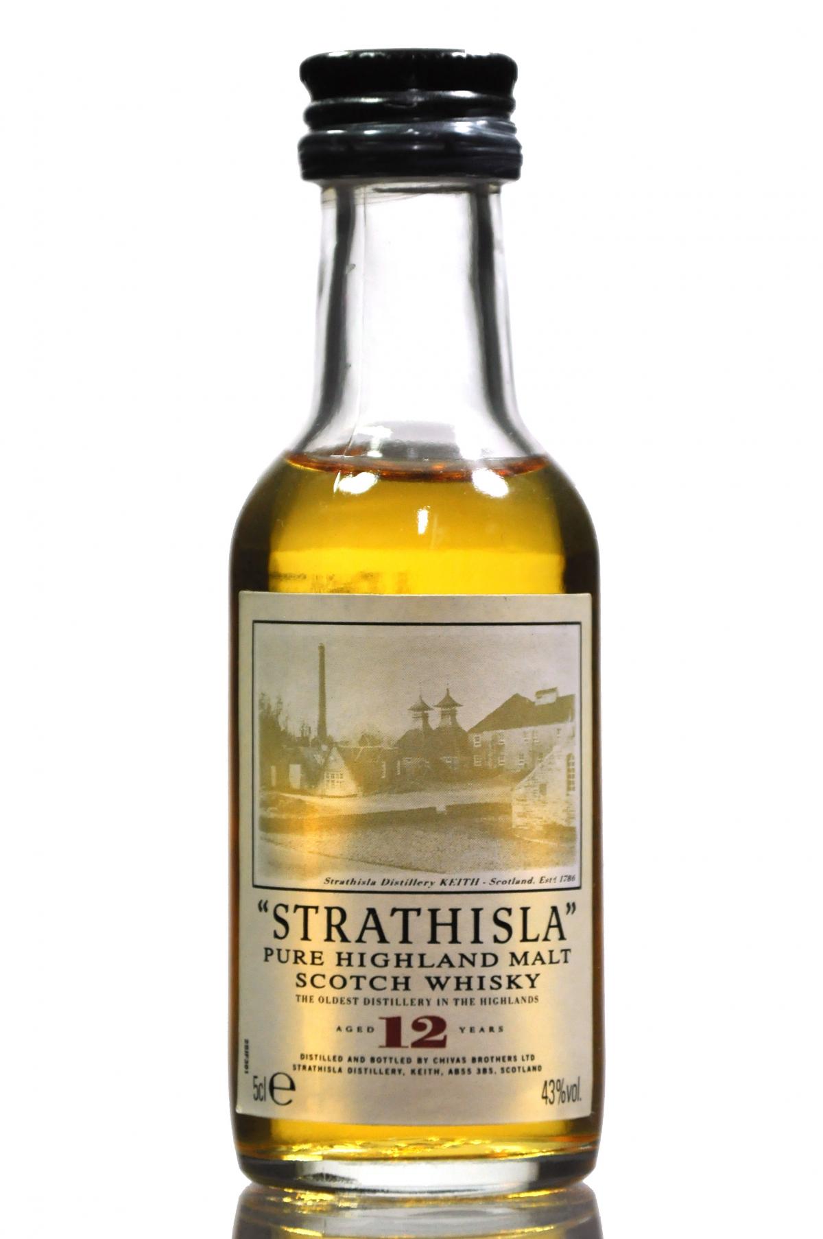 Strathisla 12 Year Old Miniature