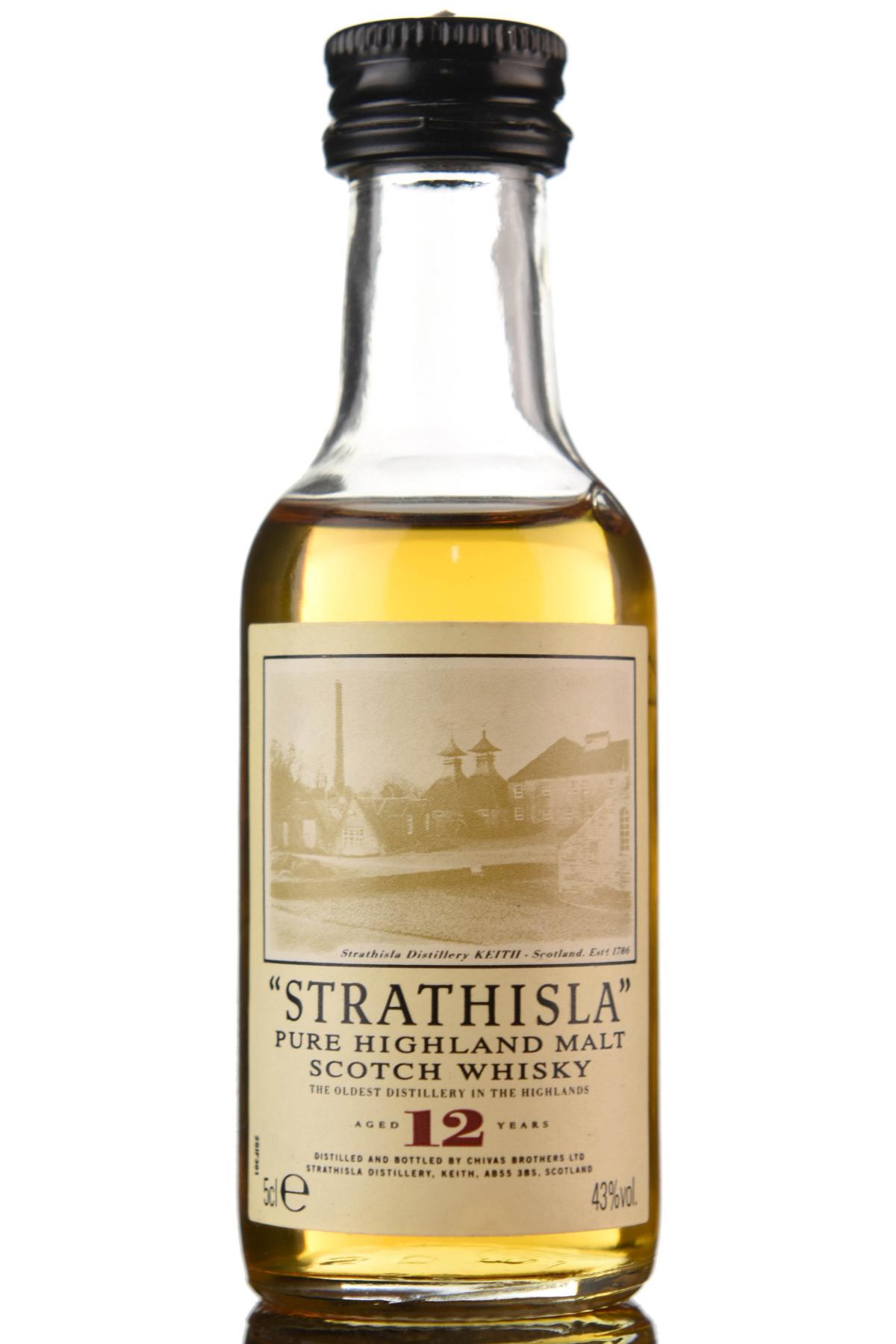 Strathisla 12 Year Old Miniature