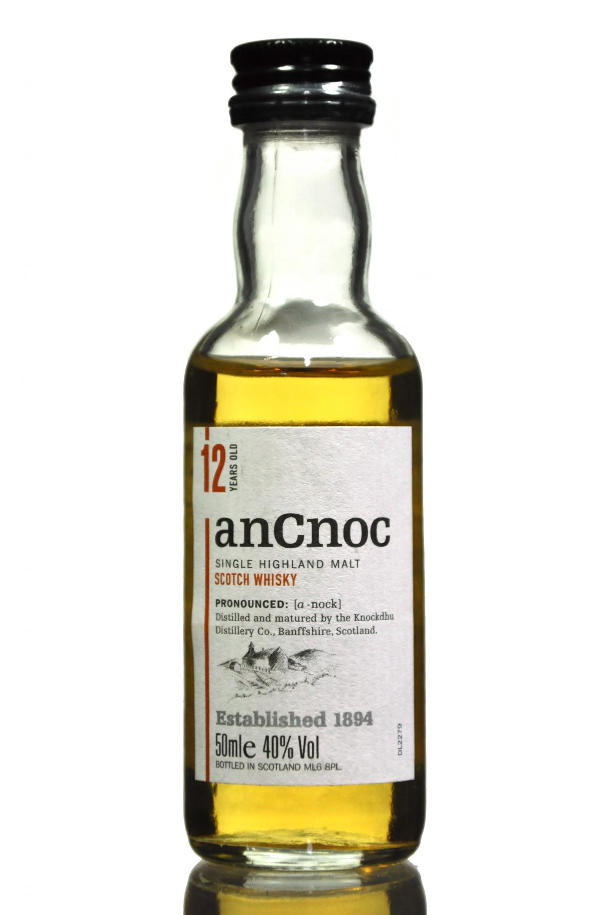 An Cnoc 12 Year Old Miniature