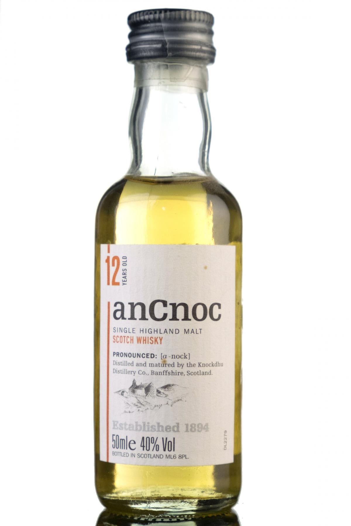 An Cnoc 12 Year Old Miniature