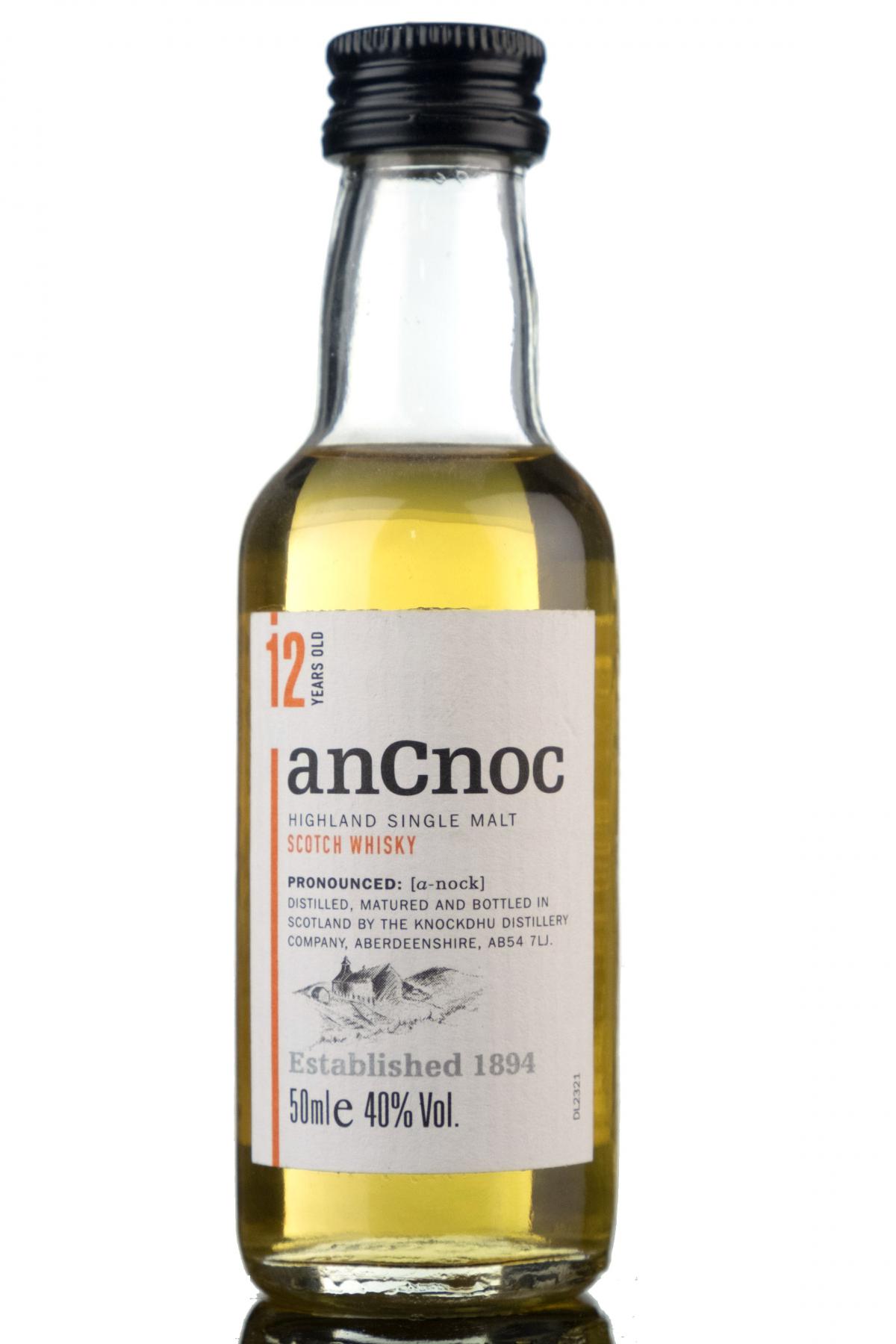 An Cnoc 12 Year Old Miniature