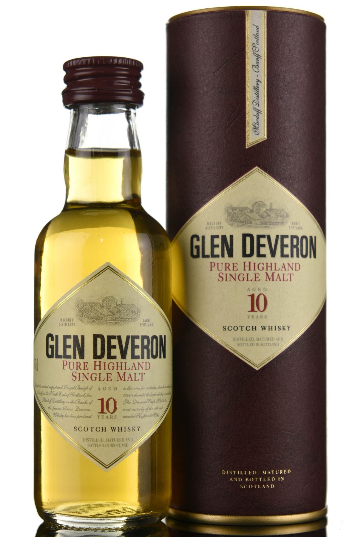 Glen Deveron 10 Year Old Miniature