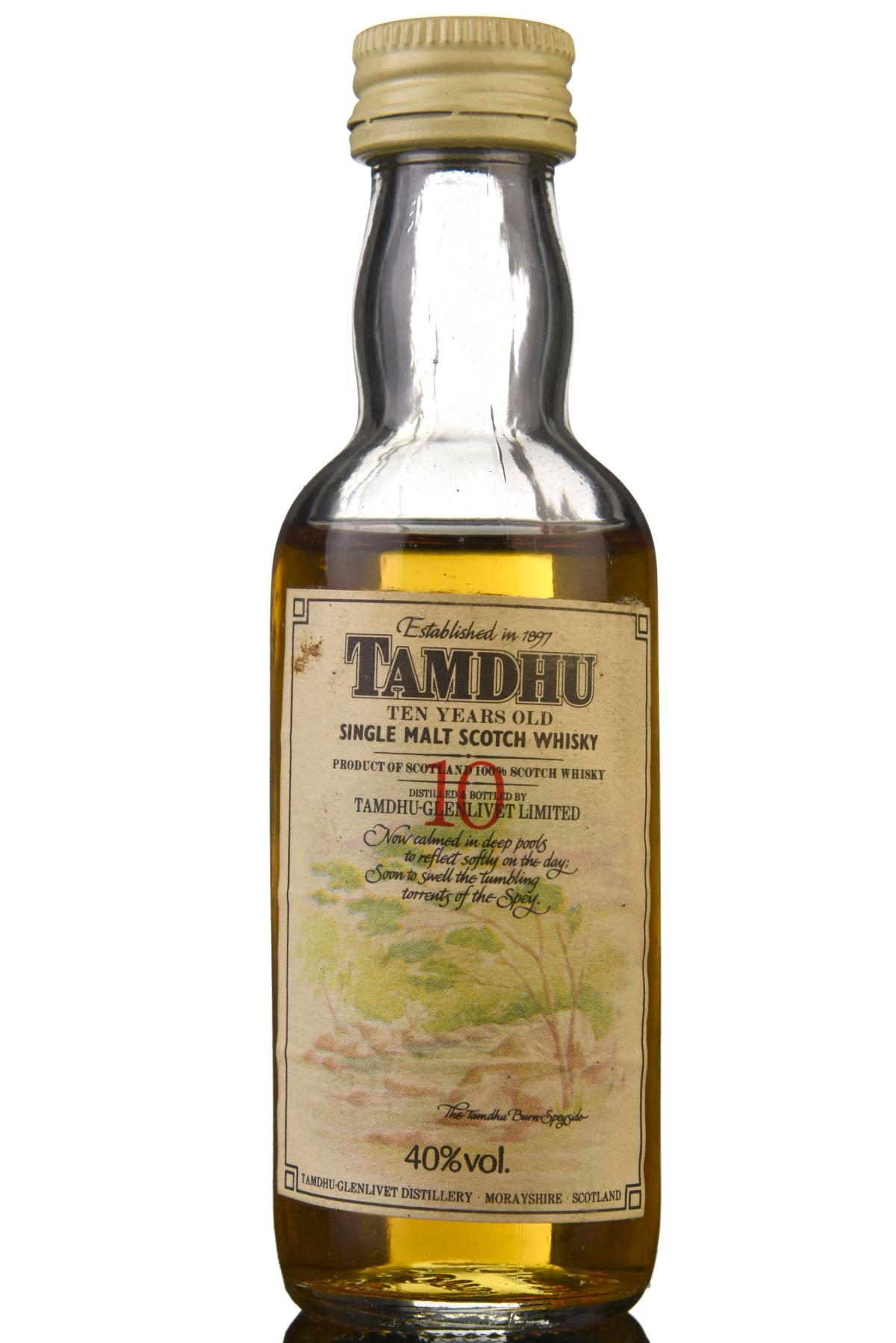 Tamdhu 10 Year Old Miniature