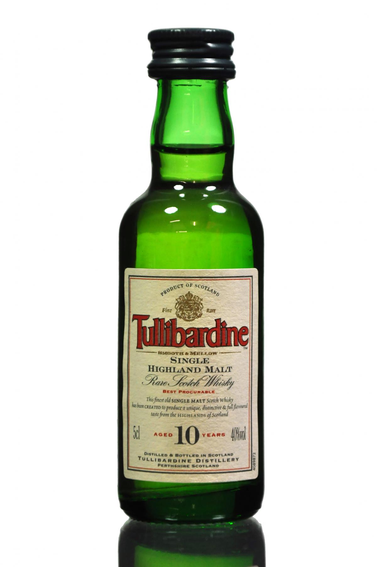 Tullibardine 10 Year Old Miniature
