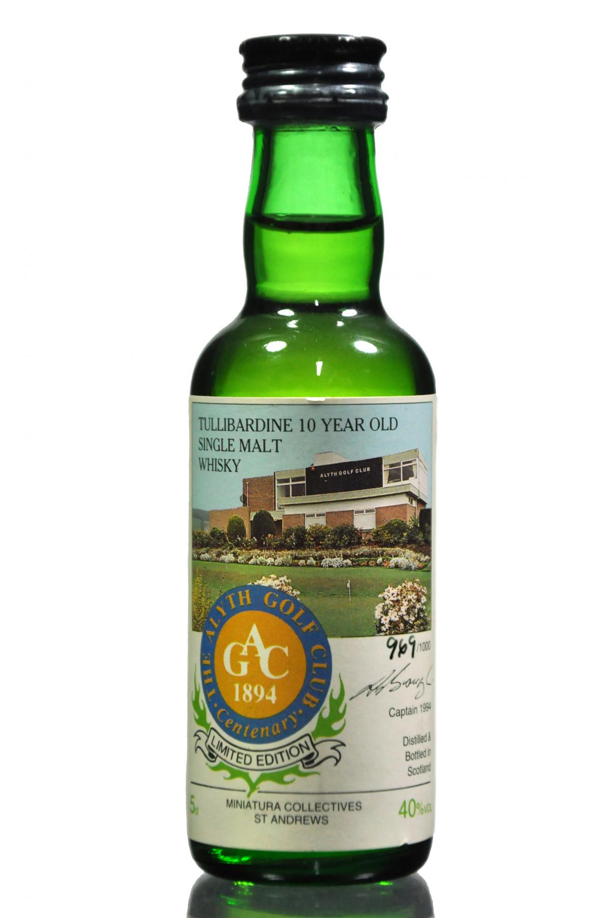Tullibardine 10 Year Old Miniature