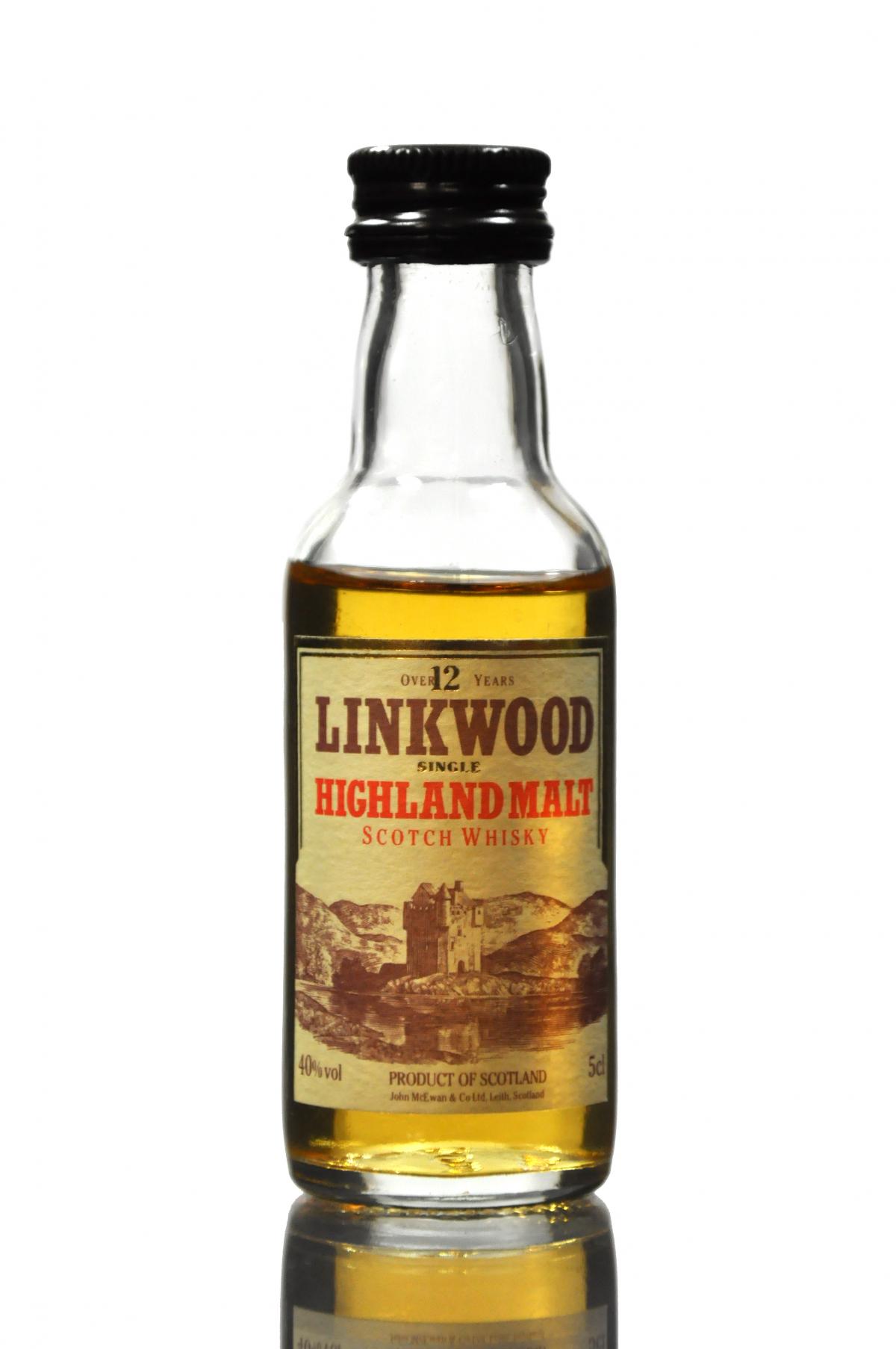 Linkwood 12 Year Old Miniature