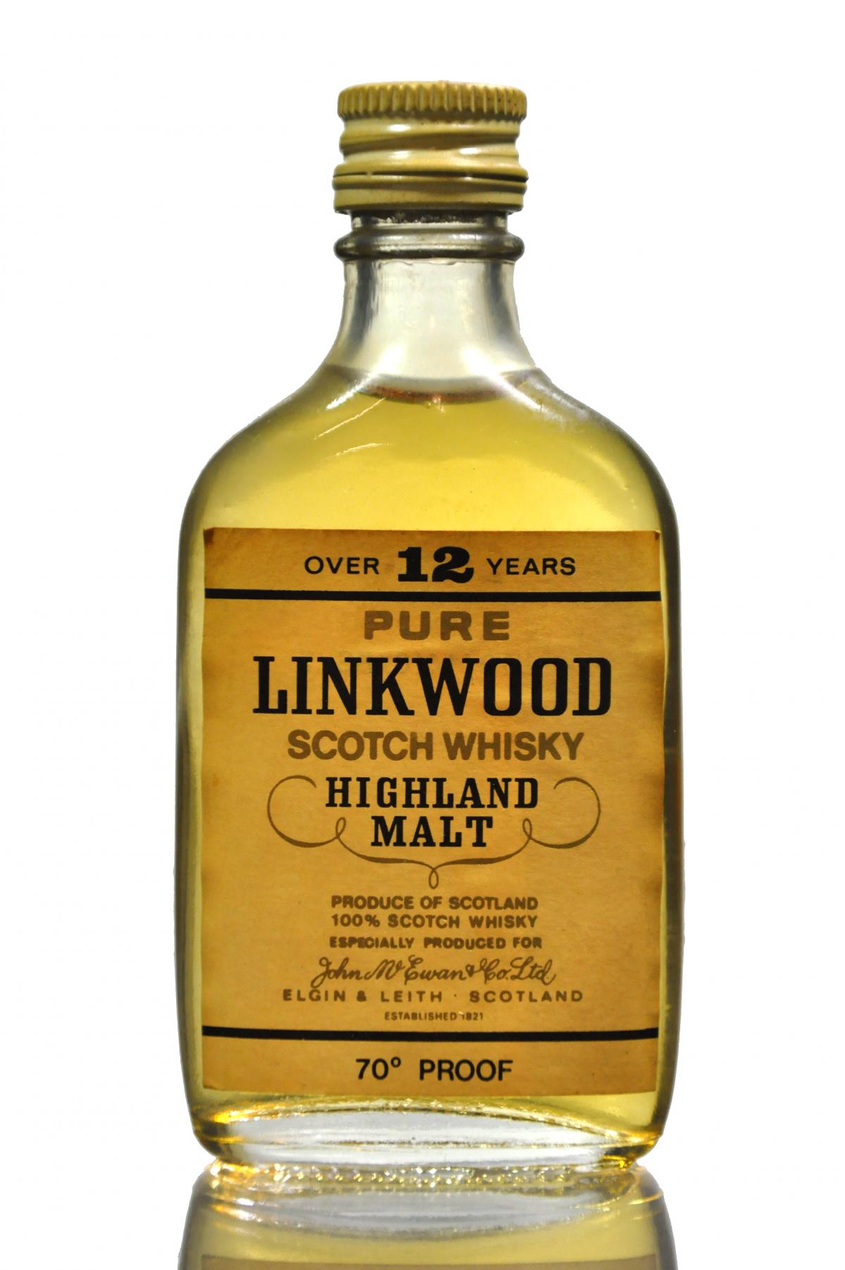 Linkwood 12 Year Old Miniature