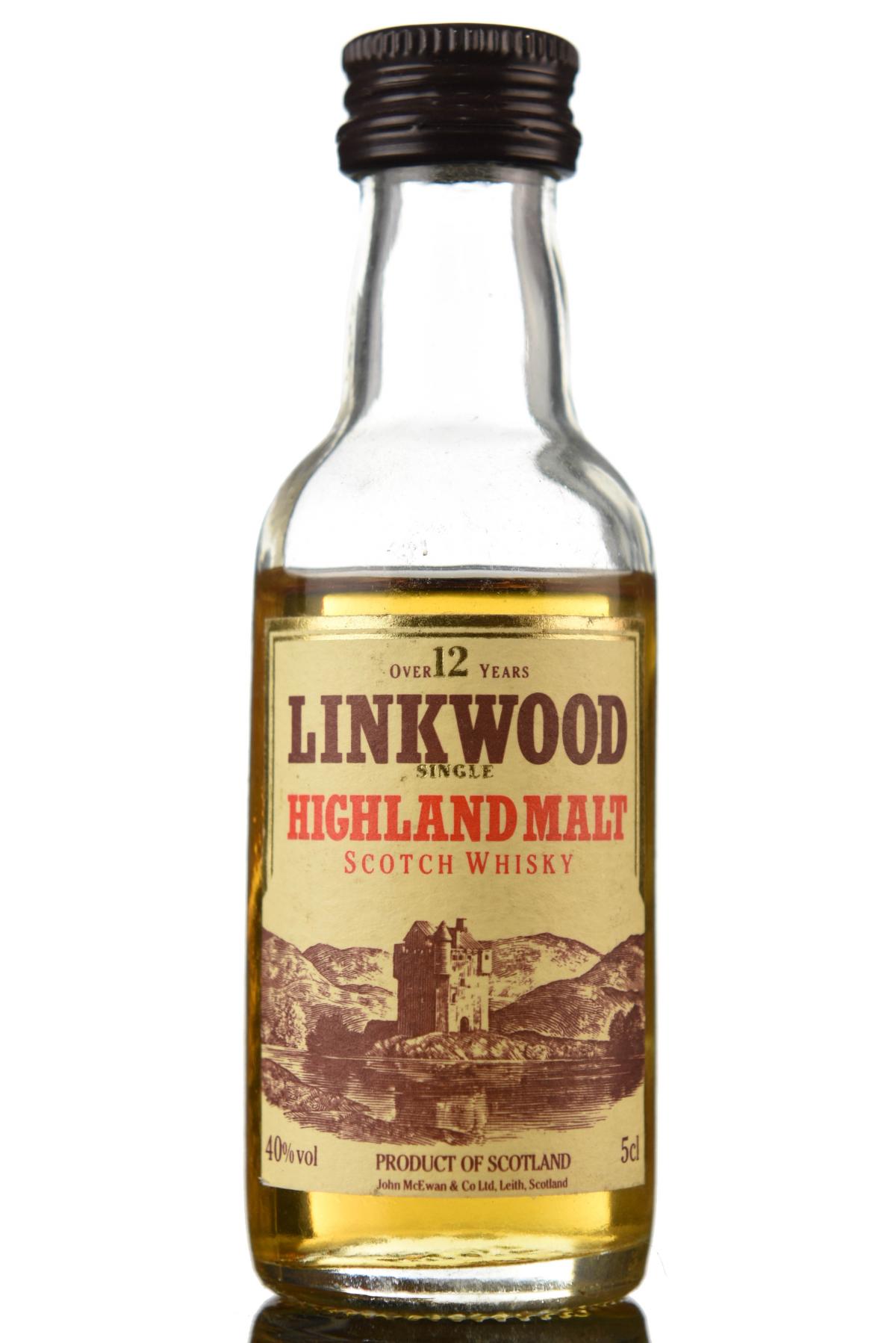 Linkwood 12 Year Old Miniature
