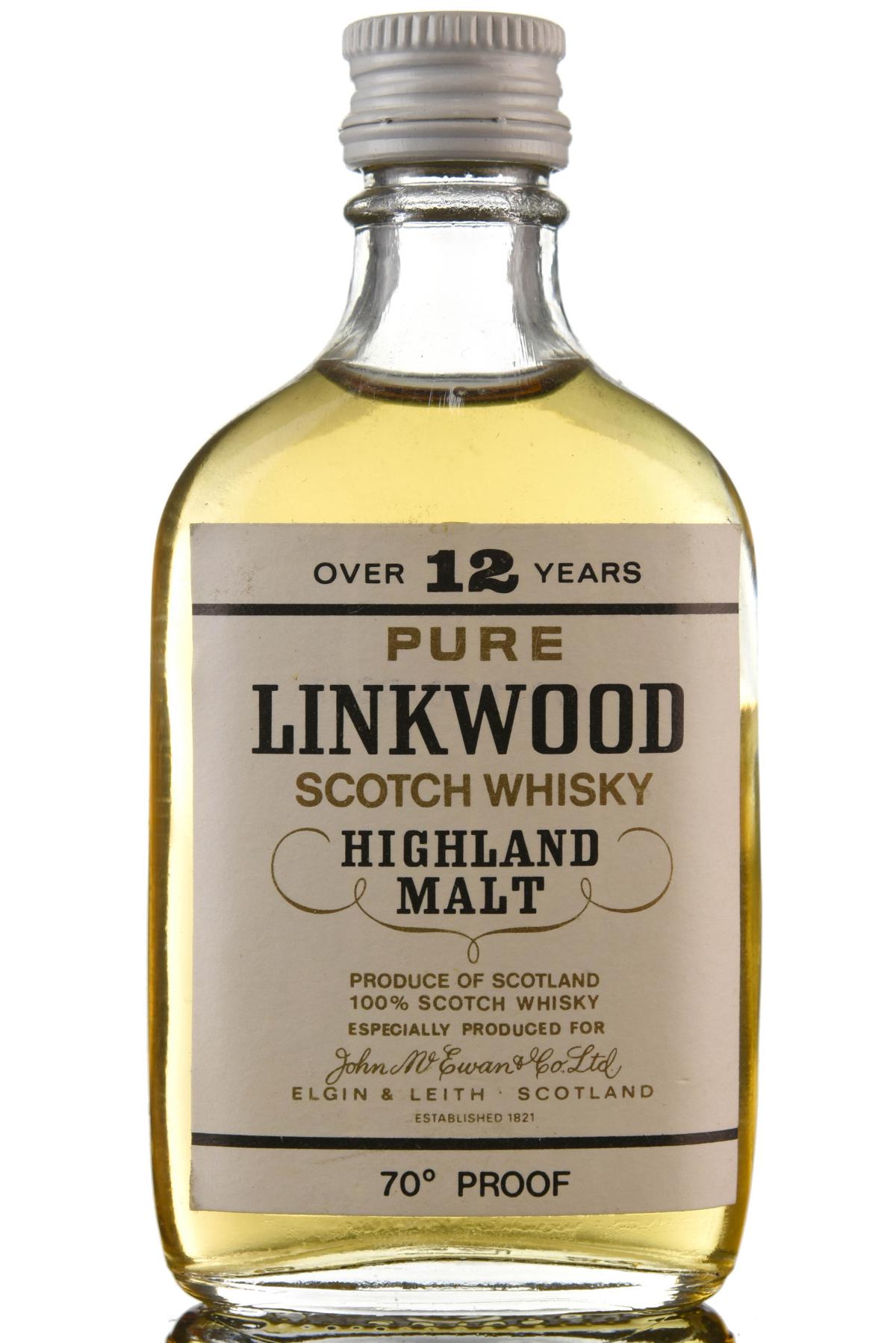 Linkwood 12 Year Old Miniature