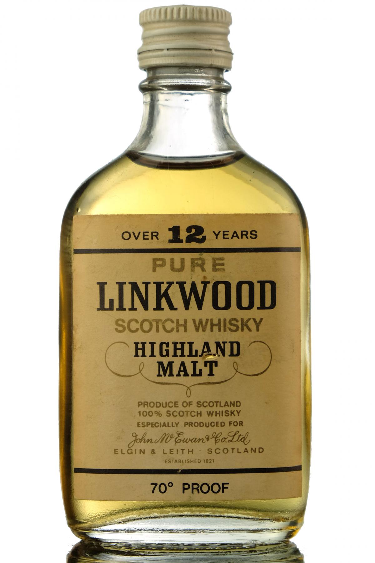 Linkwood 12 Year Old Miniature
