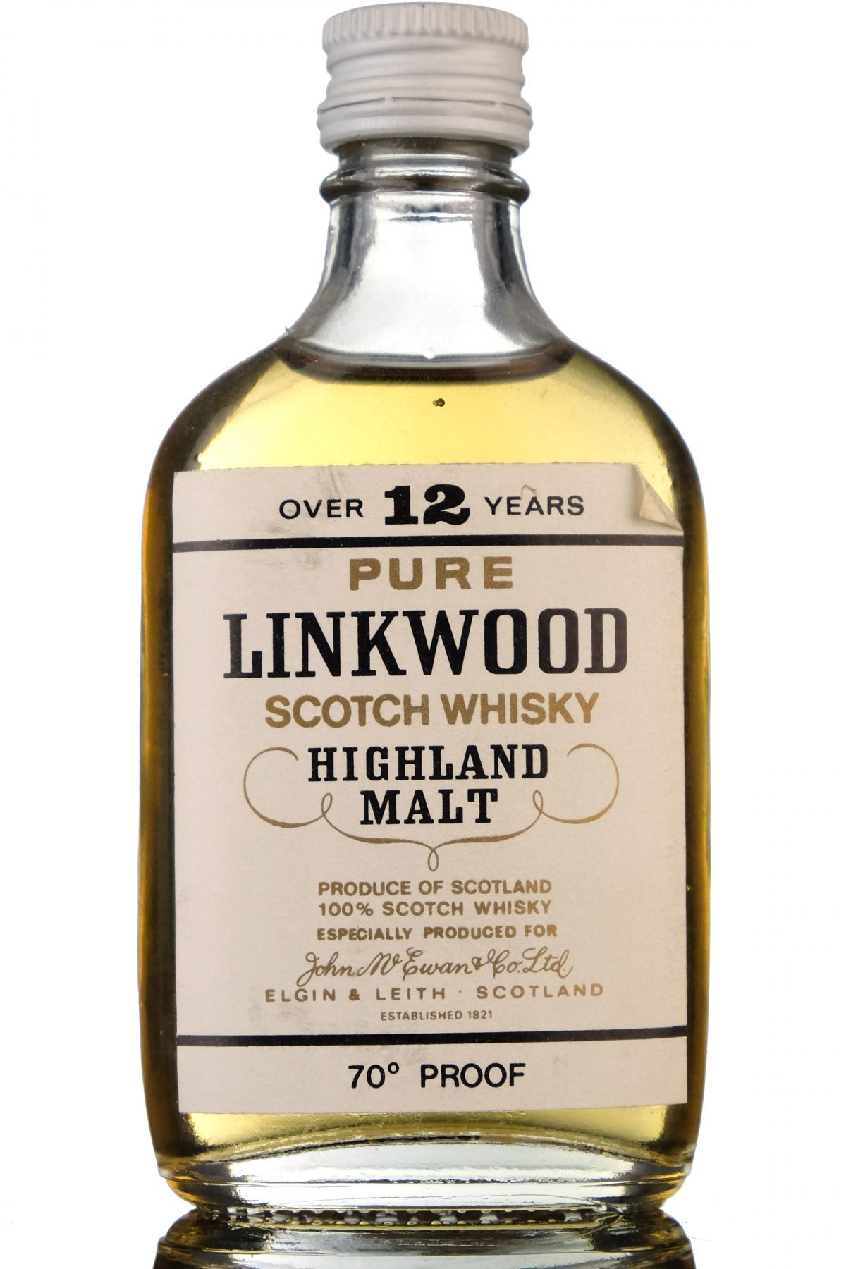 Linkwood 12 Year Old Miniature