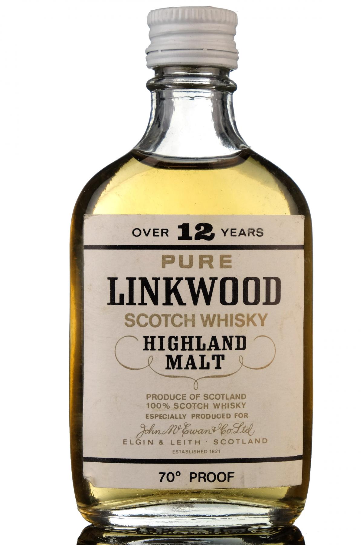 Linkwood 12 Year Old Miniature