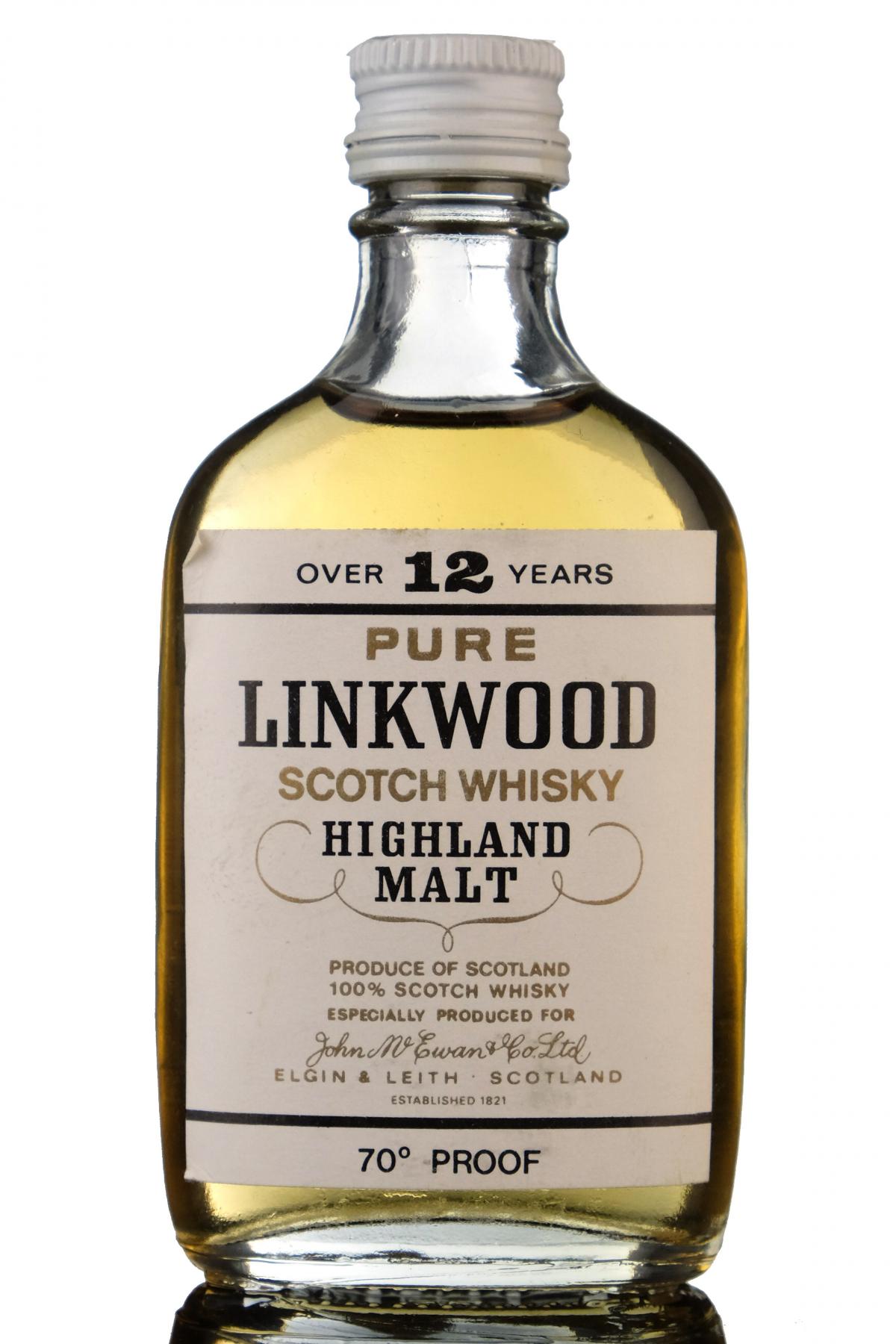 Linkwood 12 Year Old Miniature