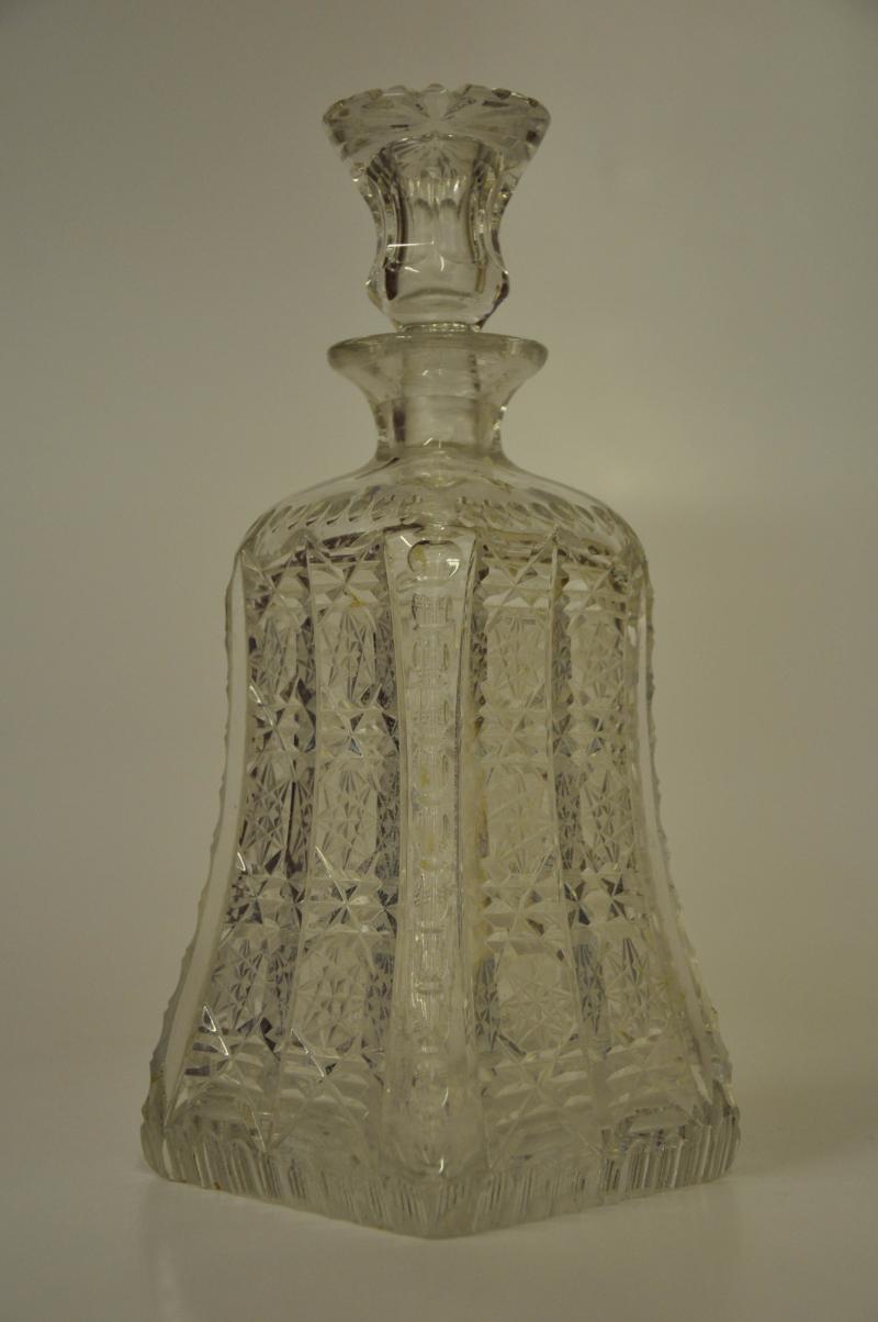 Hand Cut Crystal Decanter